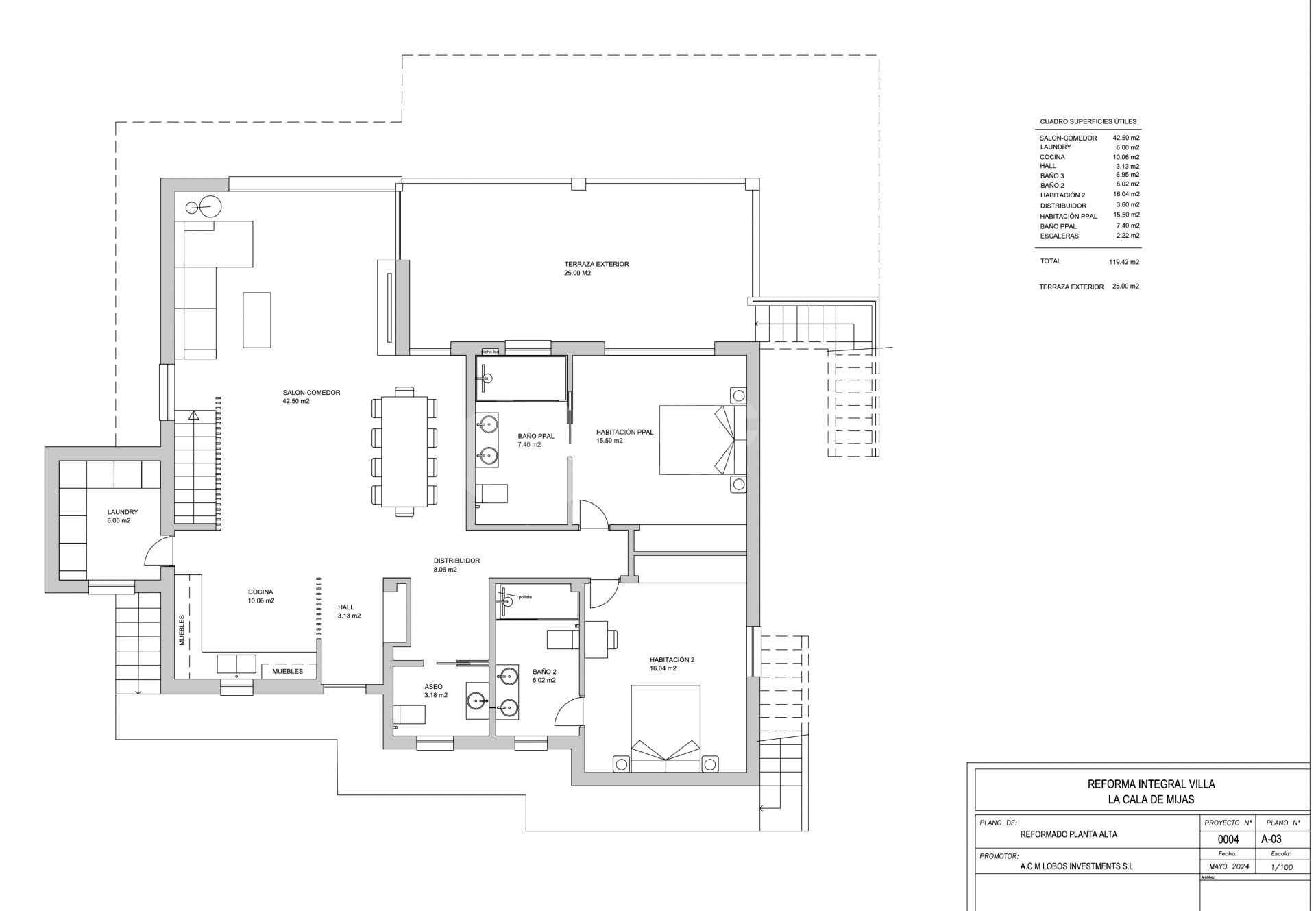 Fully Renovated Luxury Villa ideally located within a short walk to La Cala centre , Beach & Golf