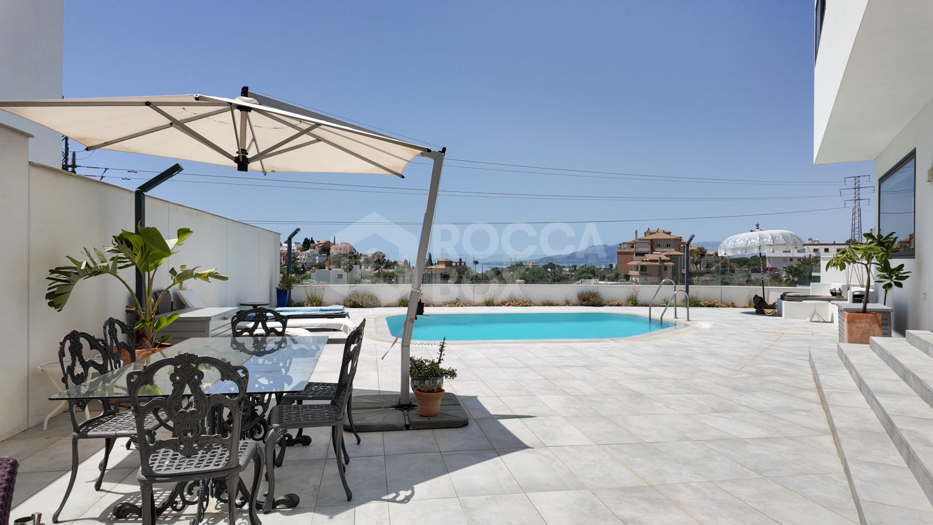 Exquisite Luxury Villa with Panoramic Sea and Mountain Views in Pedregalejo, Malaga