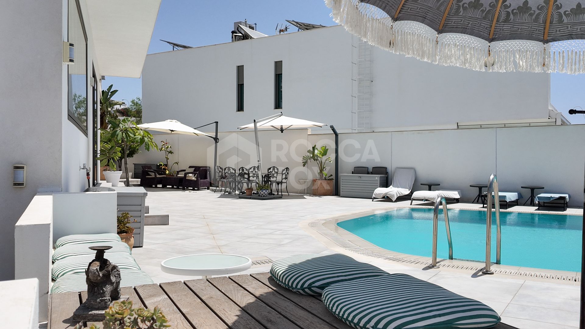 Exquisite Luxury Villa with Panoramic Sea and Mountain Views in Pedregalejo, Malaga