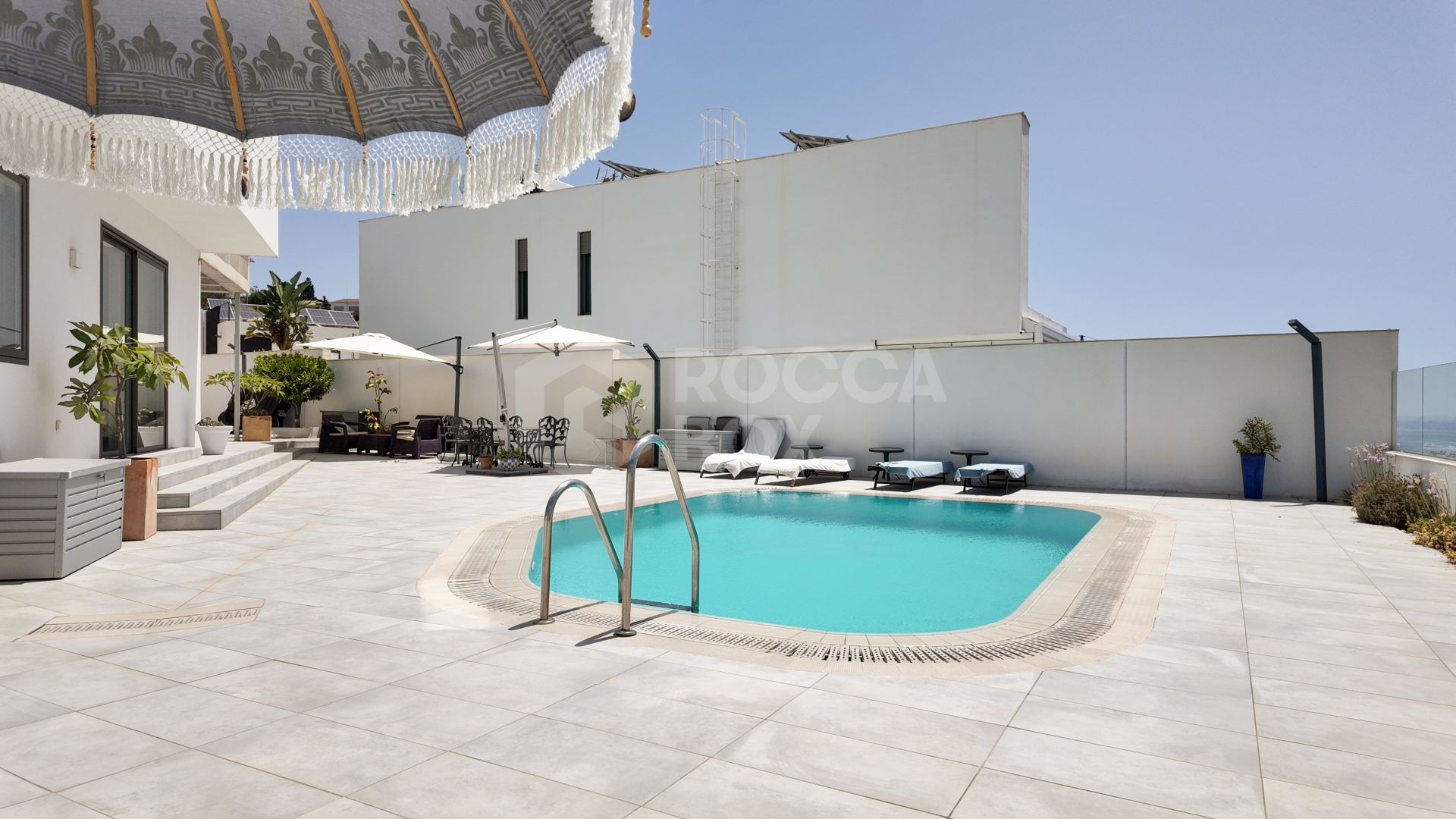 Exquisite Luxury Villa with Panoramic Sea and Mountain Views in Pedregalejo, Malaga