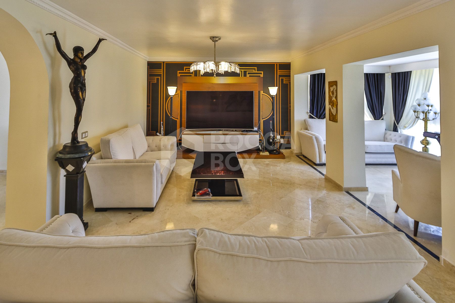 Exceptional Art Deco Duplex Penthouse in Front-Line Golf Location – Guadalmina Alta, Marbella