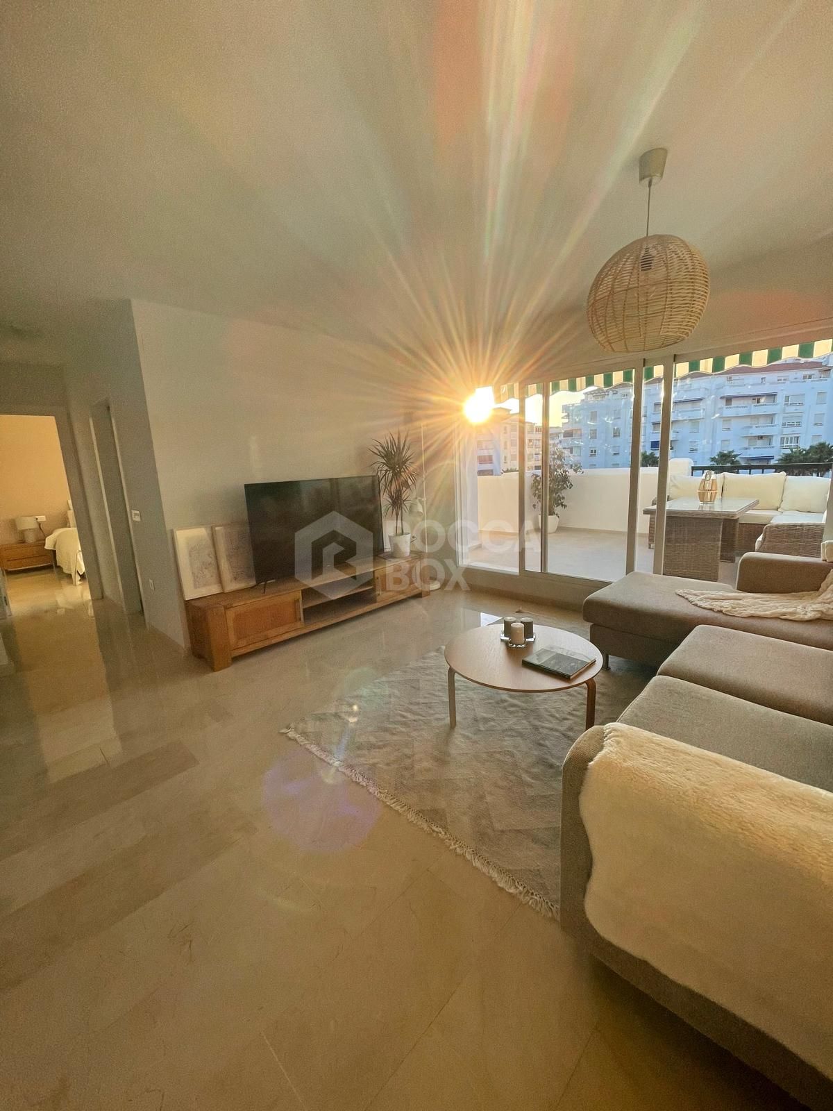 Elegant Two-Bedroom Apartment with Mountain Views and Prime Amenities