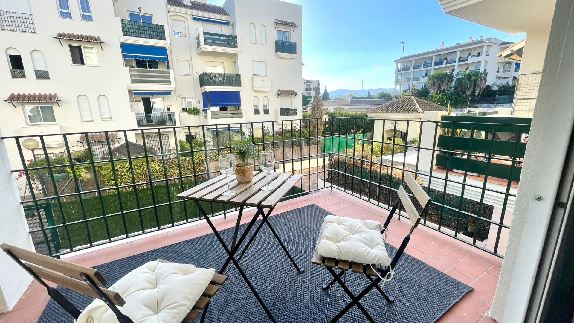 Elegant Two-Bedroom Apartment with Terrace in Prestigious Gated Community