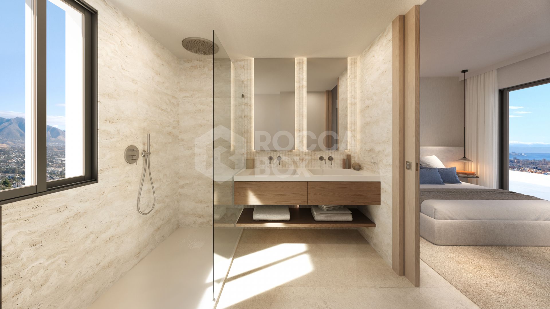 Elegant 2-Bedroom Residence with Panoramic Sea and Mountain Views