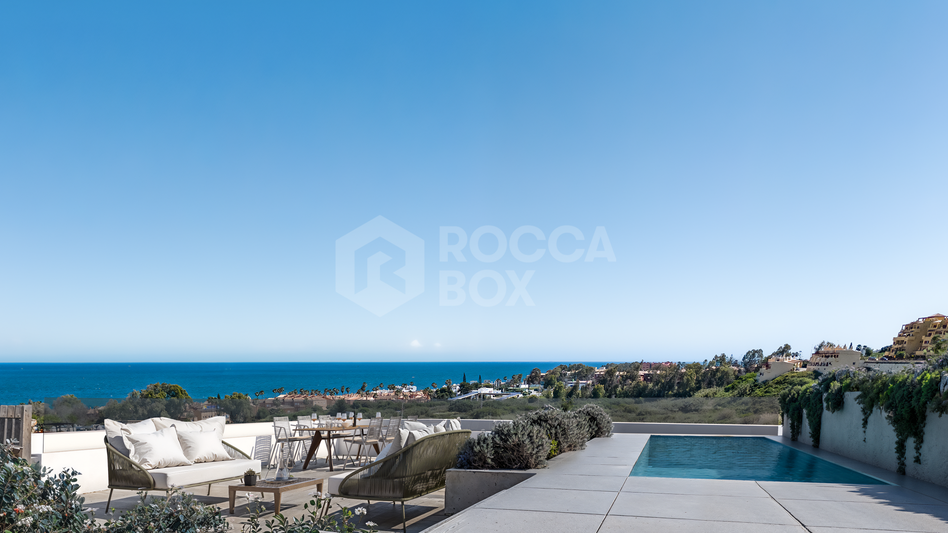 Elegant 2-Bedroom Residence with Panoramic Terraces in Manilva, Costa del Sol