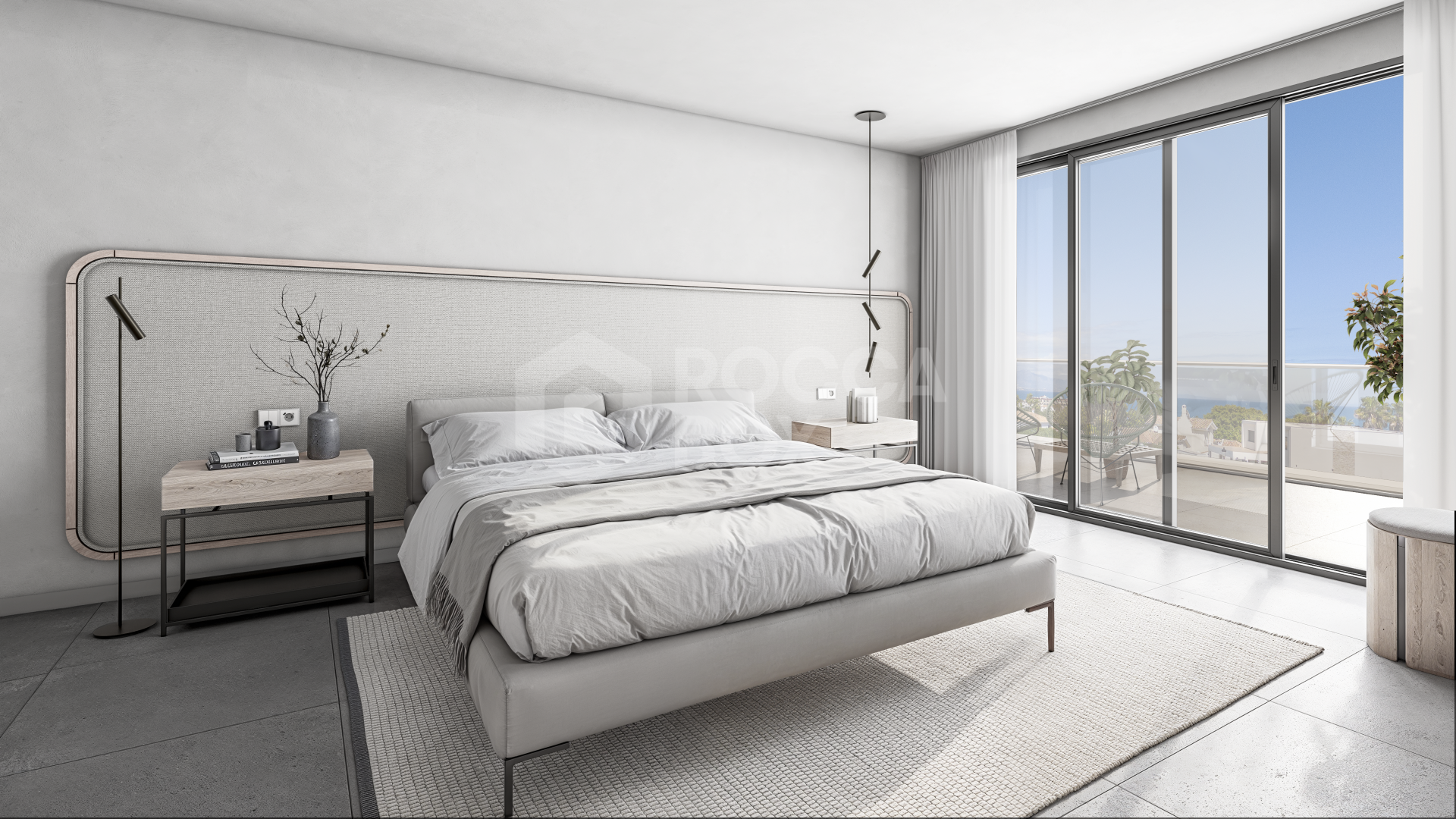 Elegant 2-Bedroom Residence with Panoramic Terraces