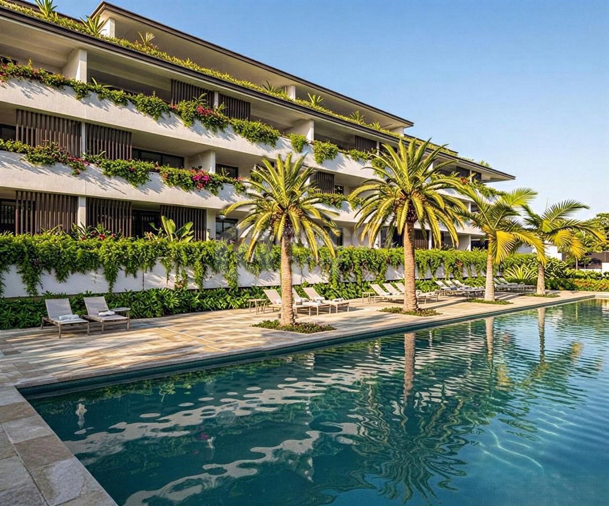 Contemporary 2-Bedroom Apartment with Sea Views & Resort-Style Amenities