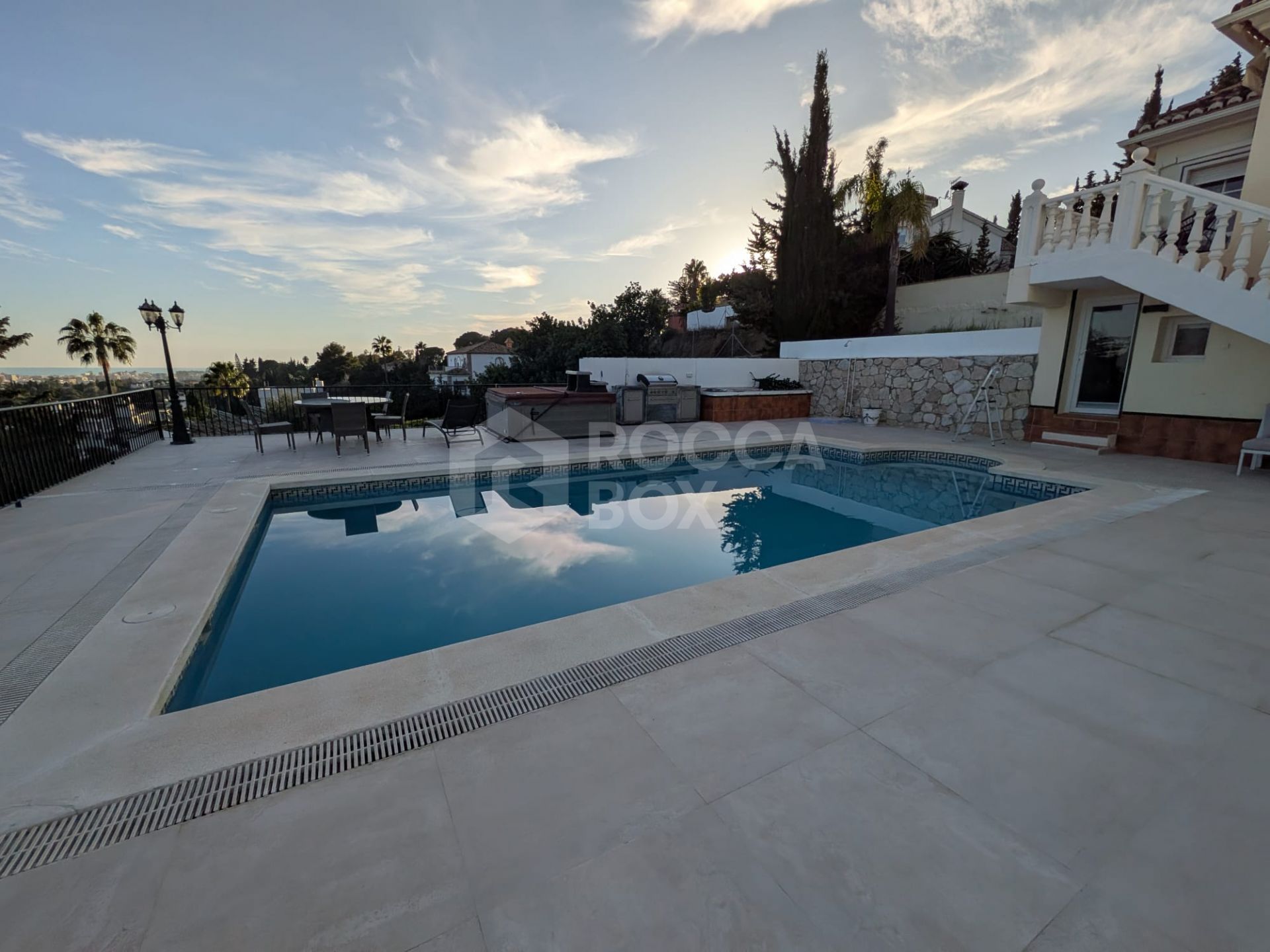 Elegant Two-Bedroom Apartment with Private Pool and Panoramic Views