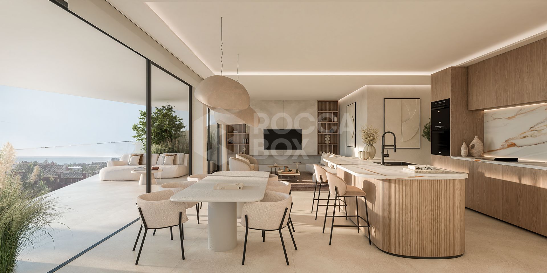 Modern 3-Bed Luxury Residence with Panoramic Views in Estepona