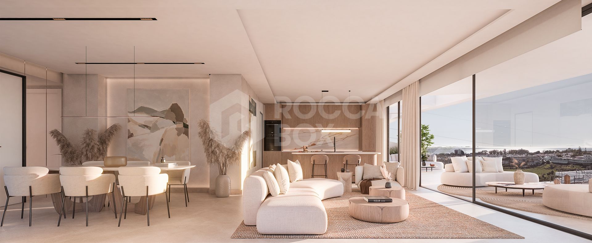 Modern 3-Bed Luxury Residence with Panoramic Views in Estepona