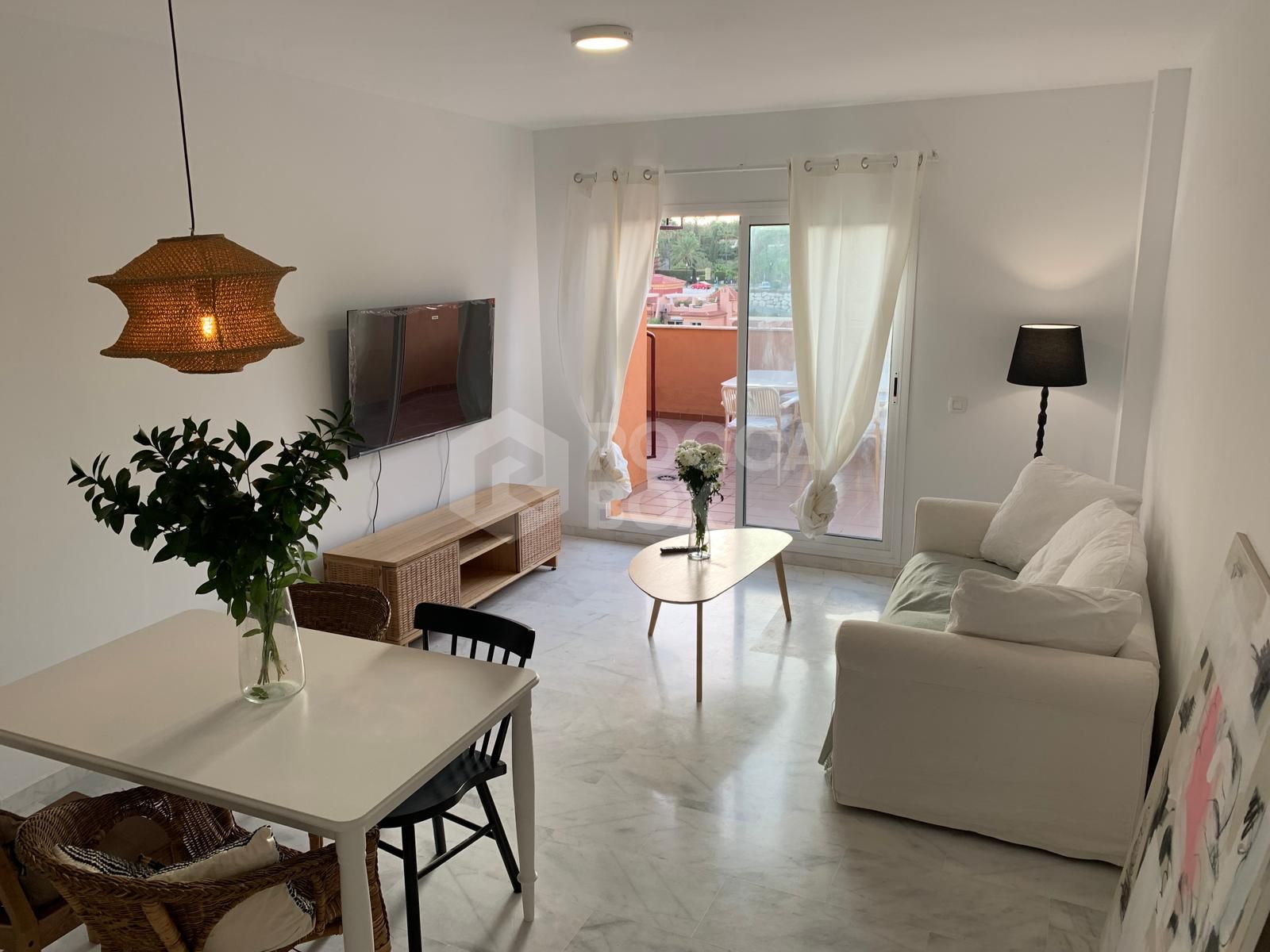 Elegant Two-Bedroom Apartment in Prestigious Gated Community