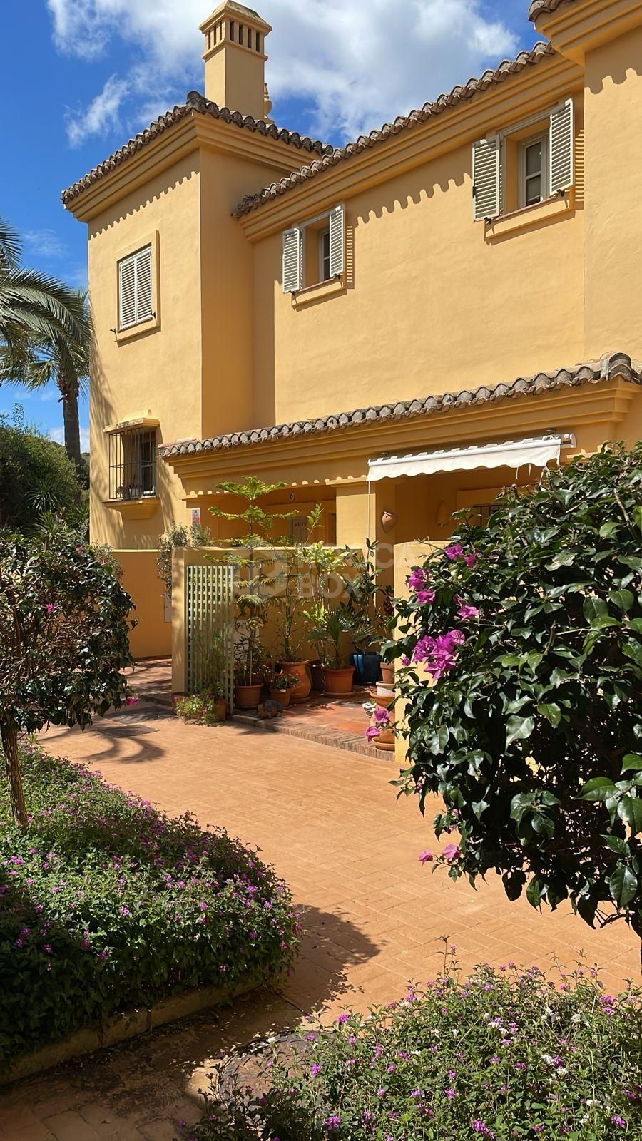 4-Bedroom Townhouse with Private Pool, Garden & Golf + Lake Views in Sotogrande