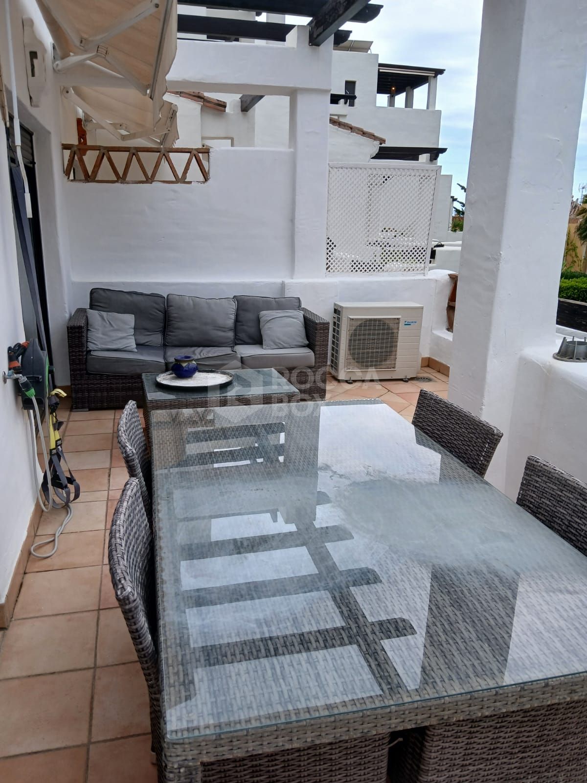 Corner Apartment with Terrace in Sunset Golf Urbanization