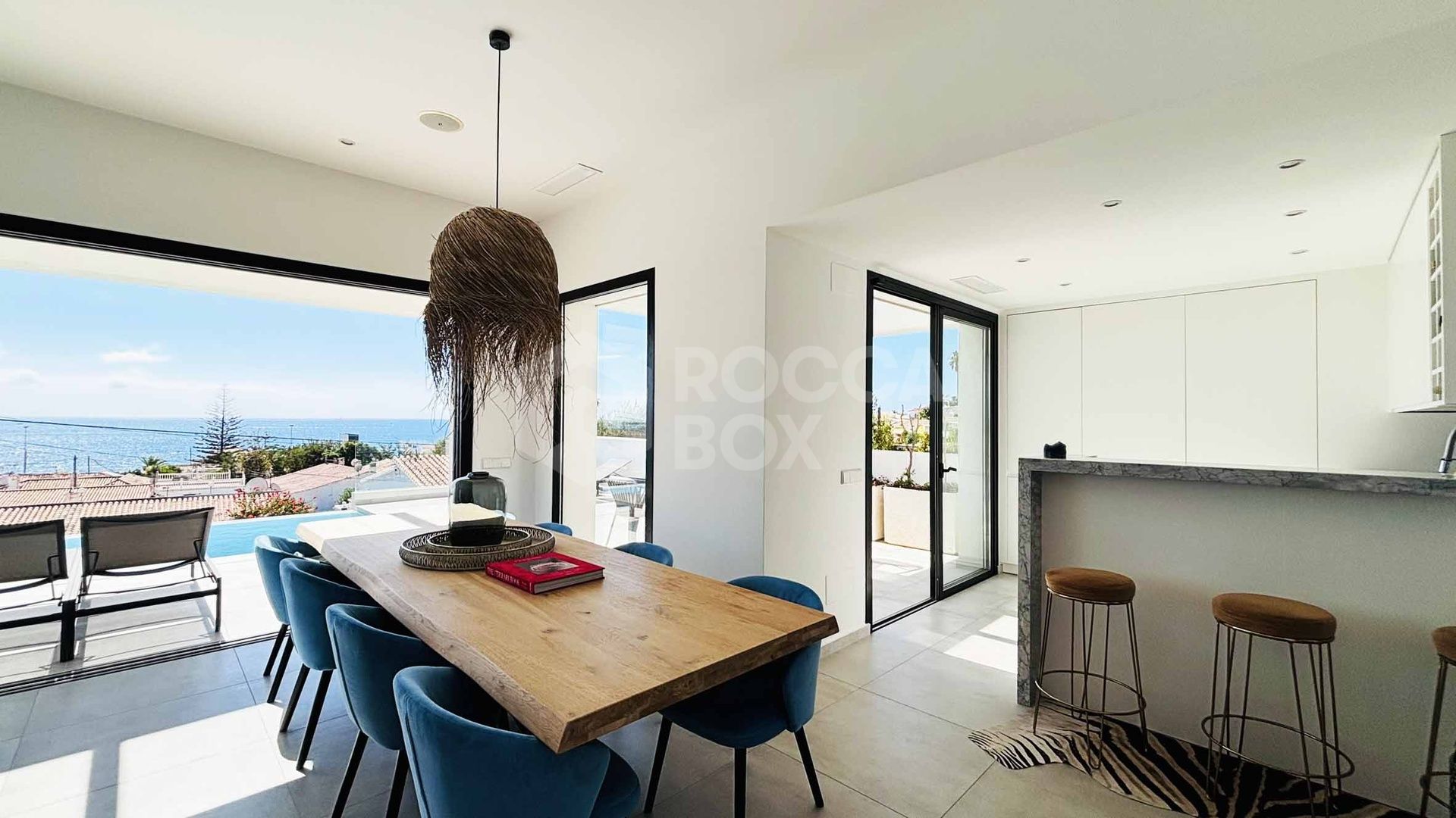 Modern Sea-View Villa Just 200m from the Beach – El Chaparral, Mijas Costa
