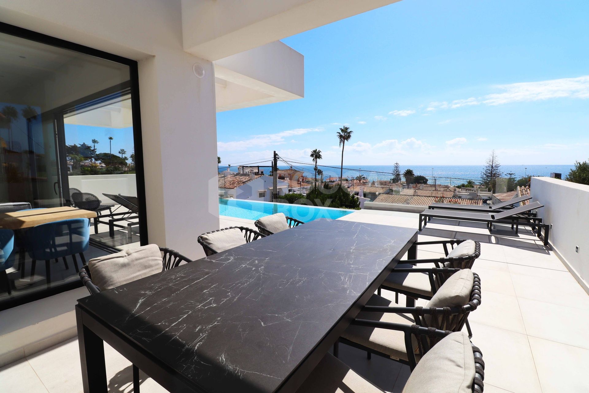 Modern Sea-View Villa Just 200m from the Beach – El Chaparral, Mijas Costa