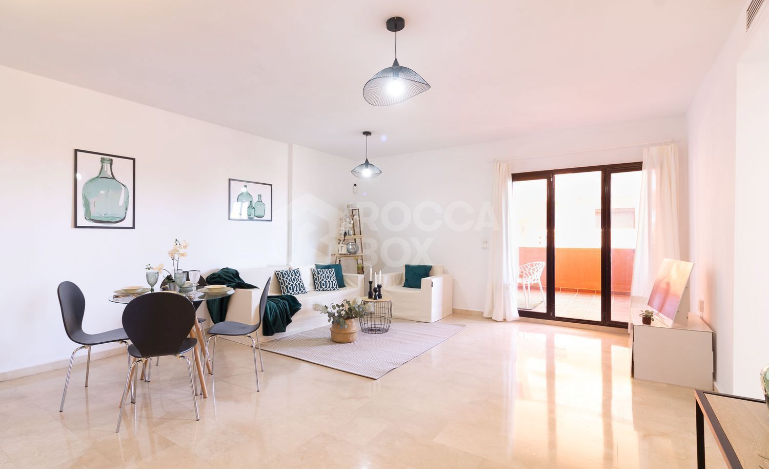 Apartment Steps from Estepona Promenade with Pool & Garden Views