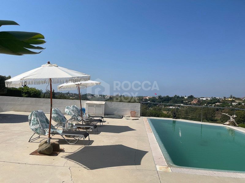 Elegant 4-Bedroom Villa in Estepona with Panoramic Sea, Mountain & Africa Views
