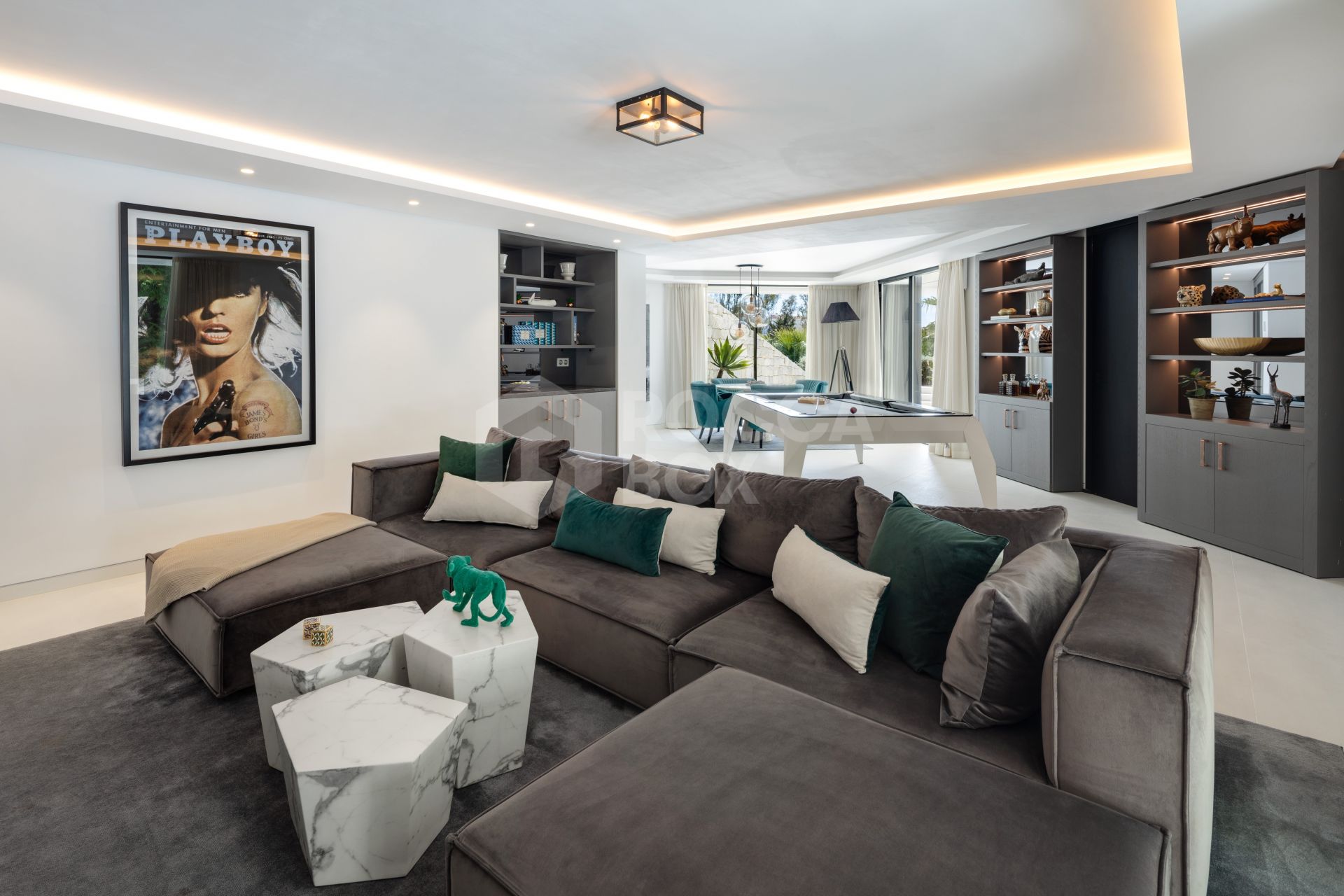 Refined Contemporary Villa in El Herrojo Alto, Benahavís