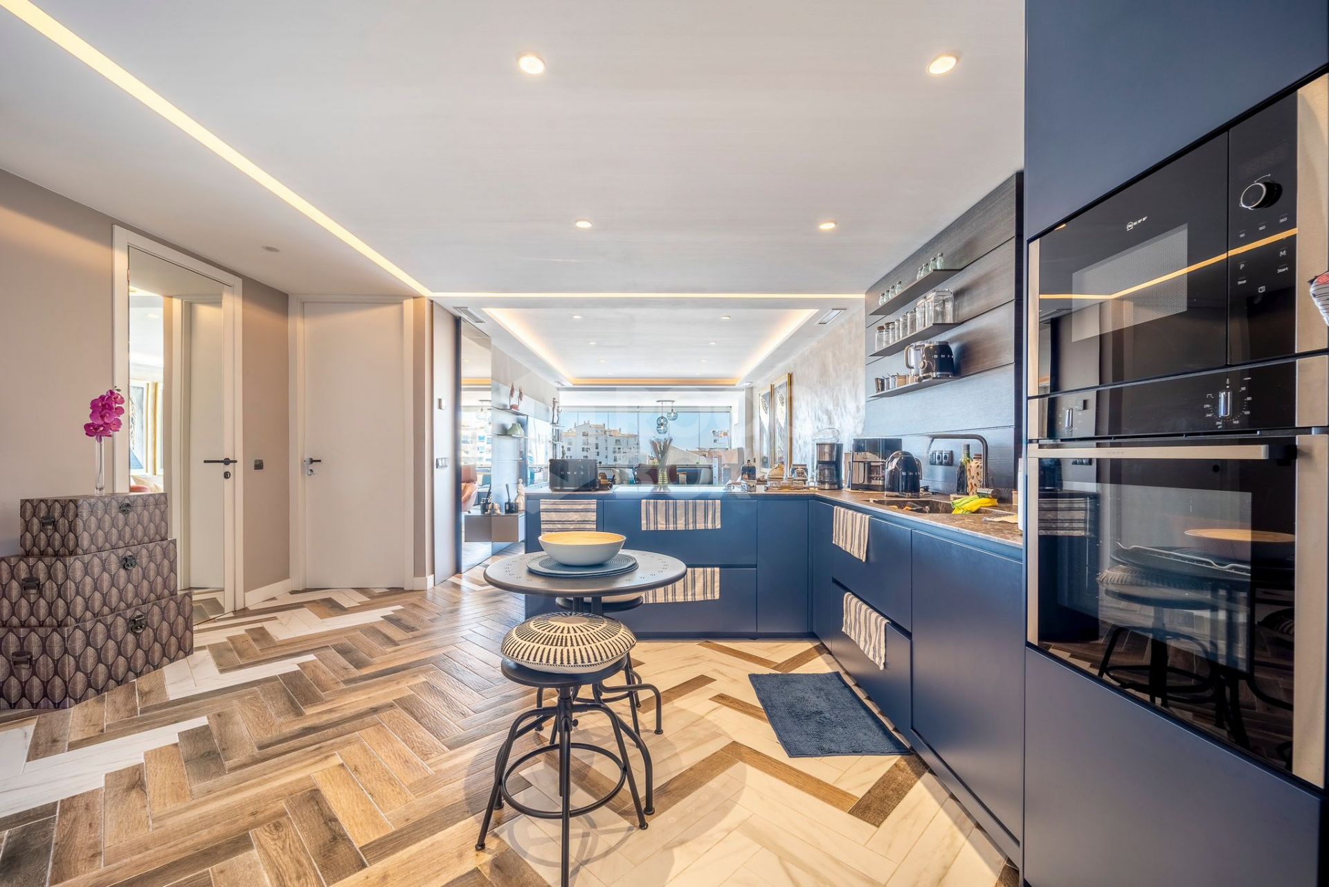 Luxury Two-Bedroom Apartment with Partial Sea Views in Prime Puerto Banus