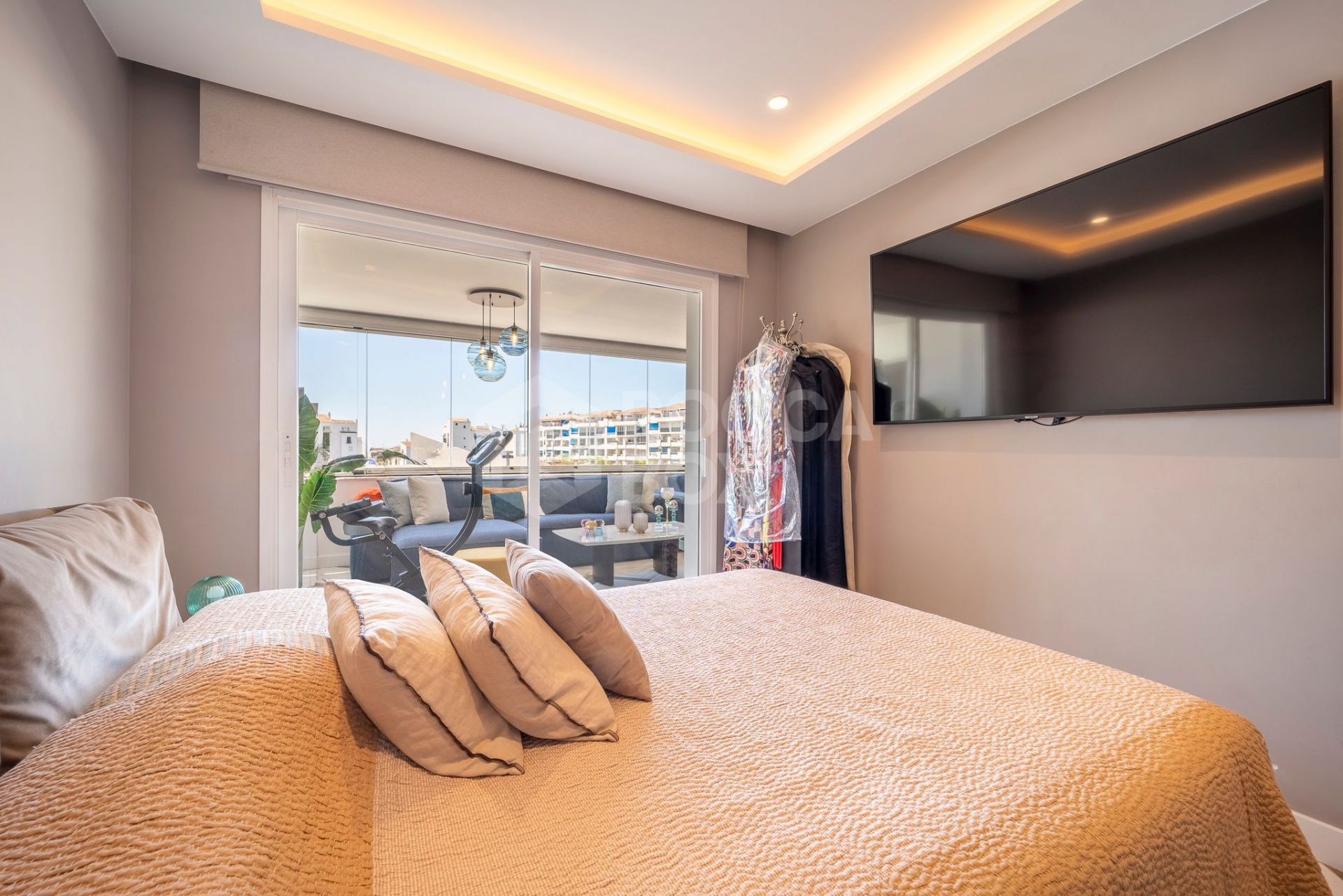 Luxury Two-Bedroom Apartment with Partial Sea Views in Prime Puerto Banus