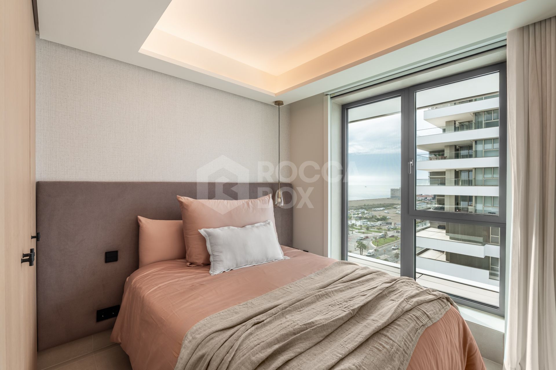 Exclusive Beachfront 4-Bedroom Residence with Breathtaking Sea Views & Amenities at Malaga Towers