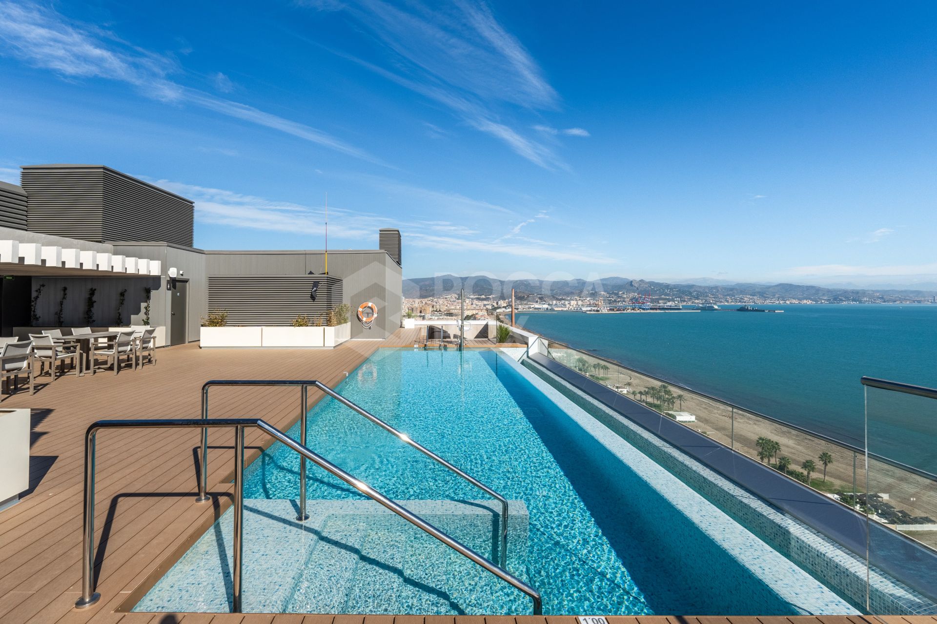 Exclusive Beachfront 4-Bedroom Residence with Breathtaking Sea Views & Amenities at Malaga Towers