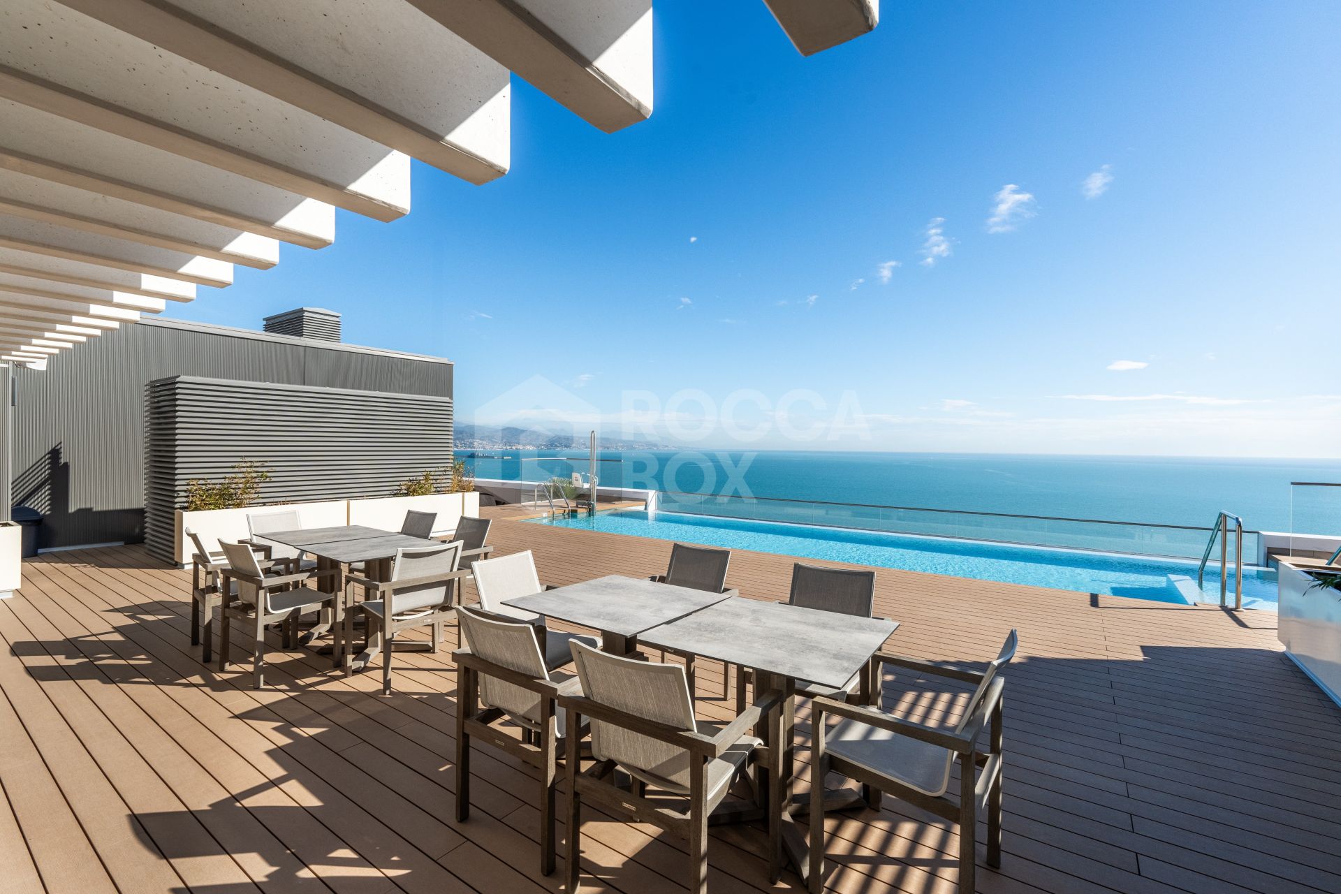 Exclusive Beachfront 4-Bedroom Residence with Breathtaking Sea Views & Amenities at Malaga Towers