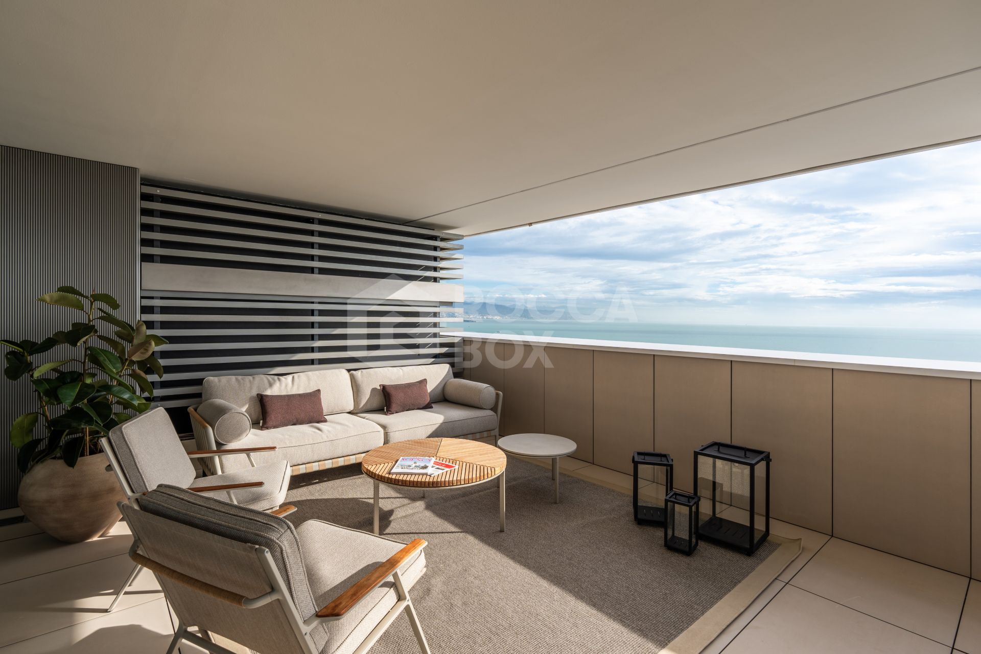 Exclusive Beachfront 4-Bedroom Residence with Breathtaking Sea Views & Amenities at Malaga Towers