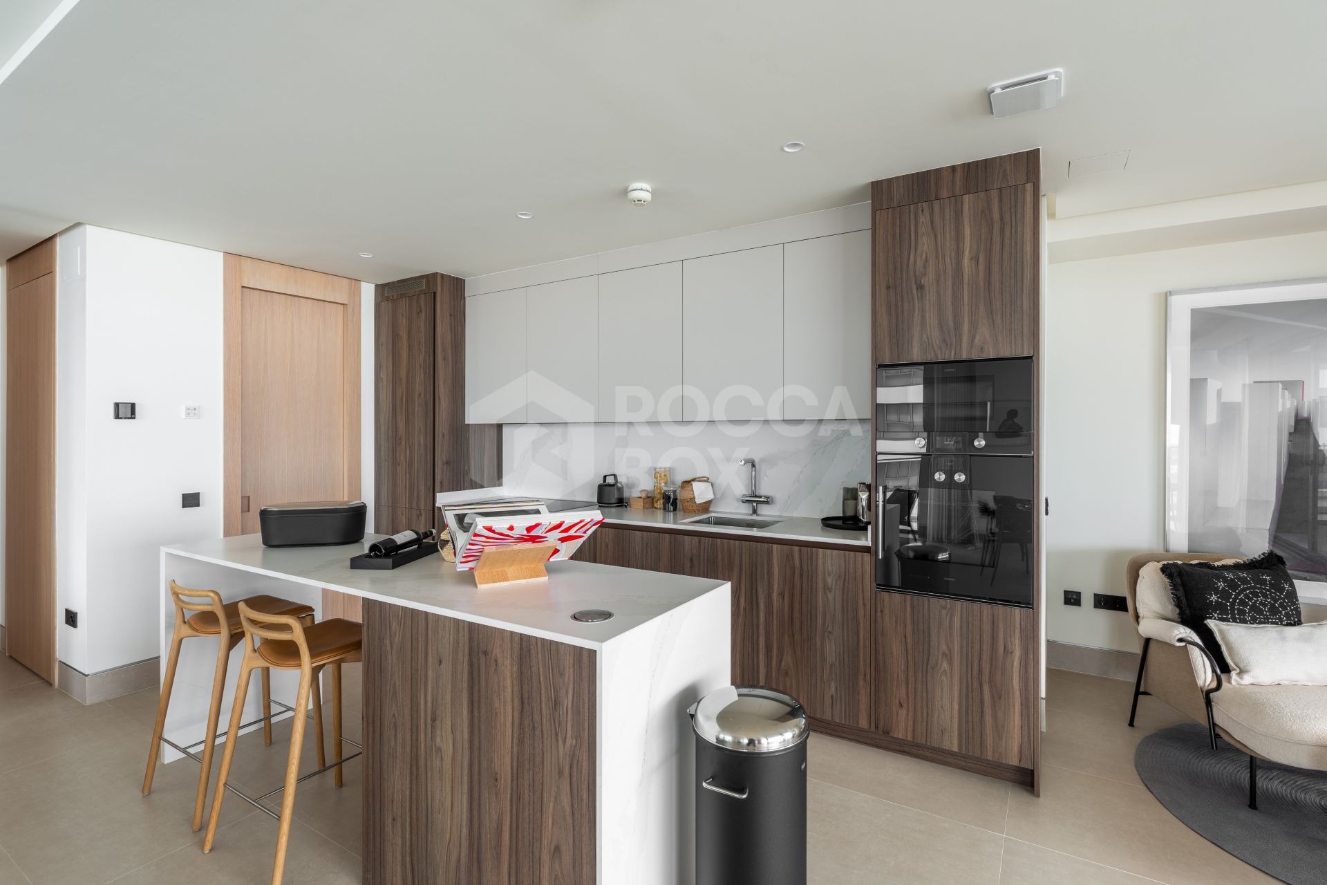 Exclusive Beachfront 4-Bedroom Residence with Breathtaking Sea Views & Amenities at Malaga Towers