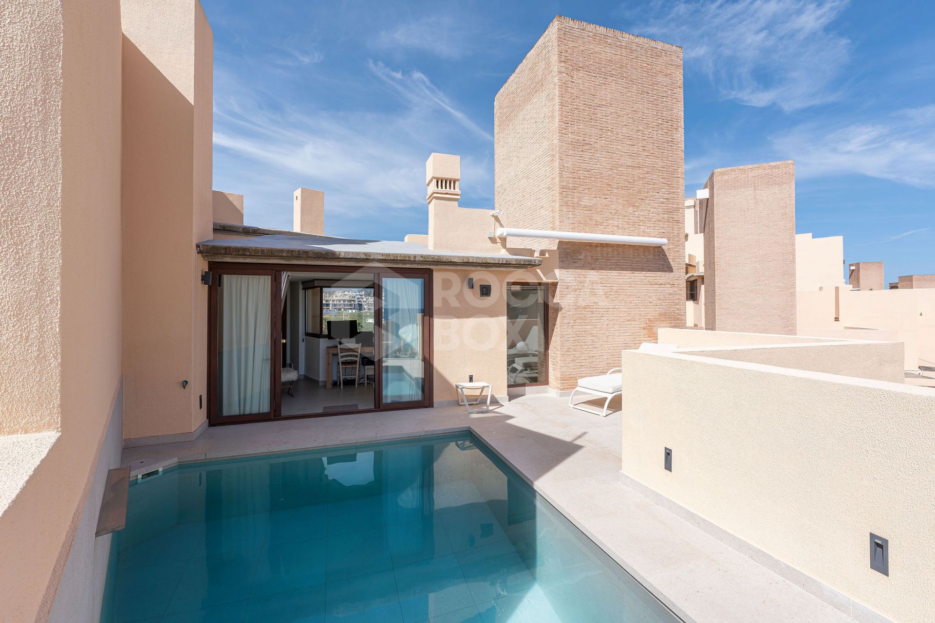 Renovated Beachfront Penthouse with Panoramic Sea Views in Estepona