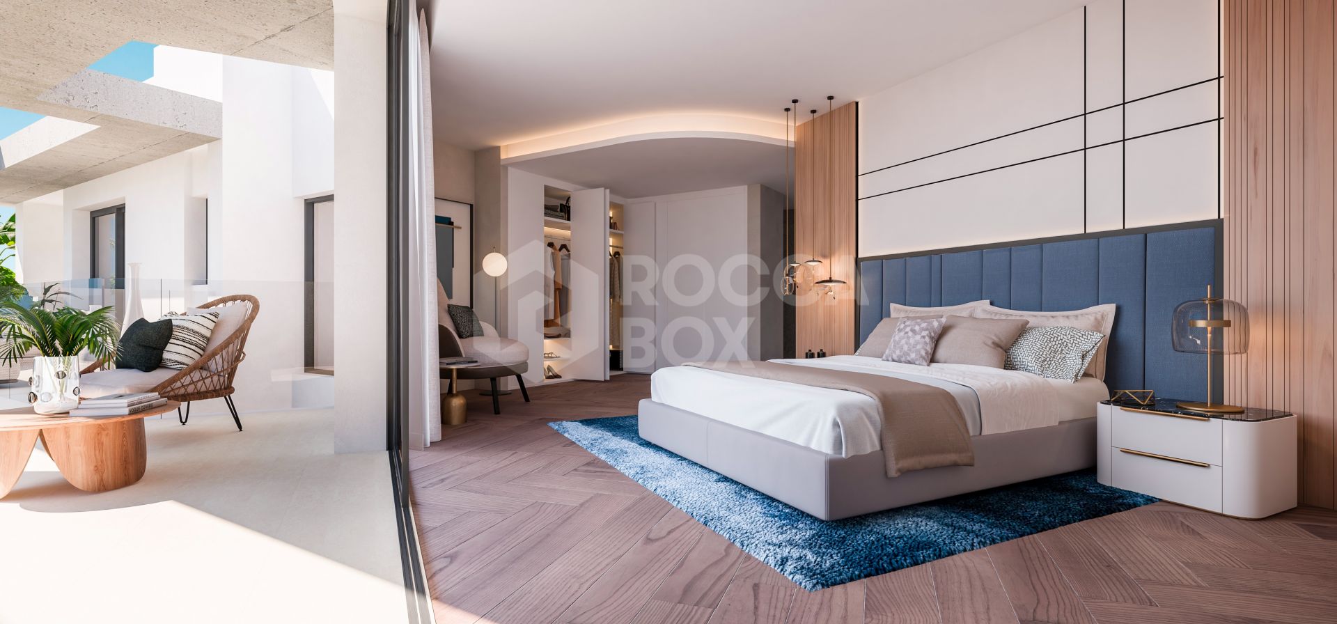 Architectural Elegance on the Golden Mile : Contemporary 5-Bedroom Villa with Sea Views & Timeless Luxury