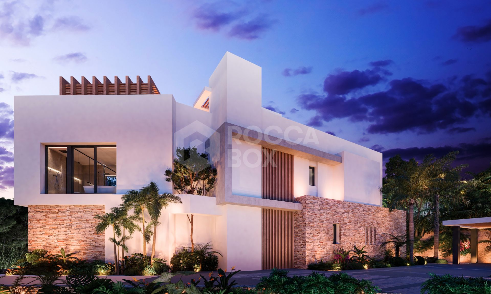 Architectural Elegance on the Golden Mile : Contemporary 5-Bedroom Villa with Sea Views & Timeless Luxury