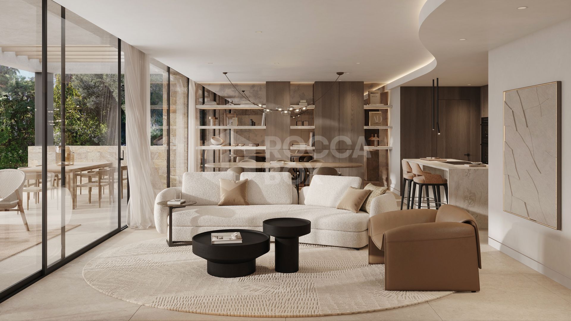 Architectural Elegance on the Golden Mile : Contemporary 5-Bedroom Villa with Sea Views & Timeless Luxury