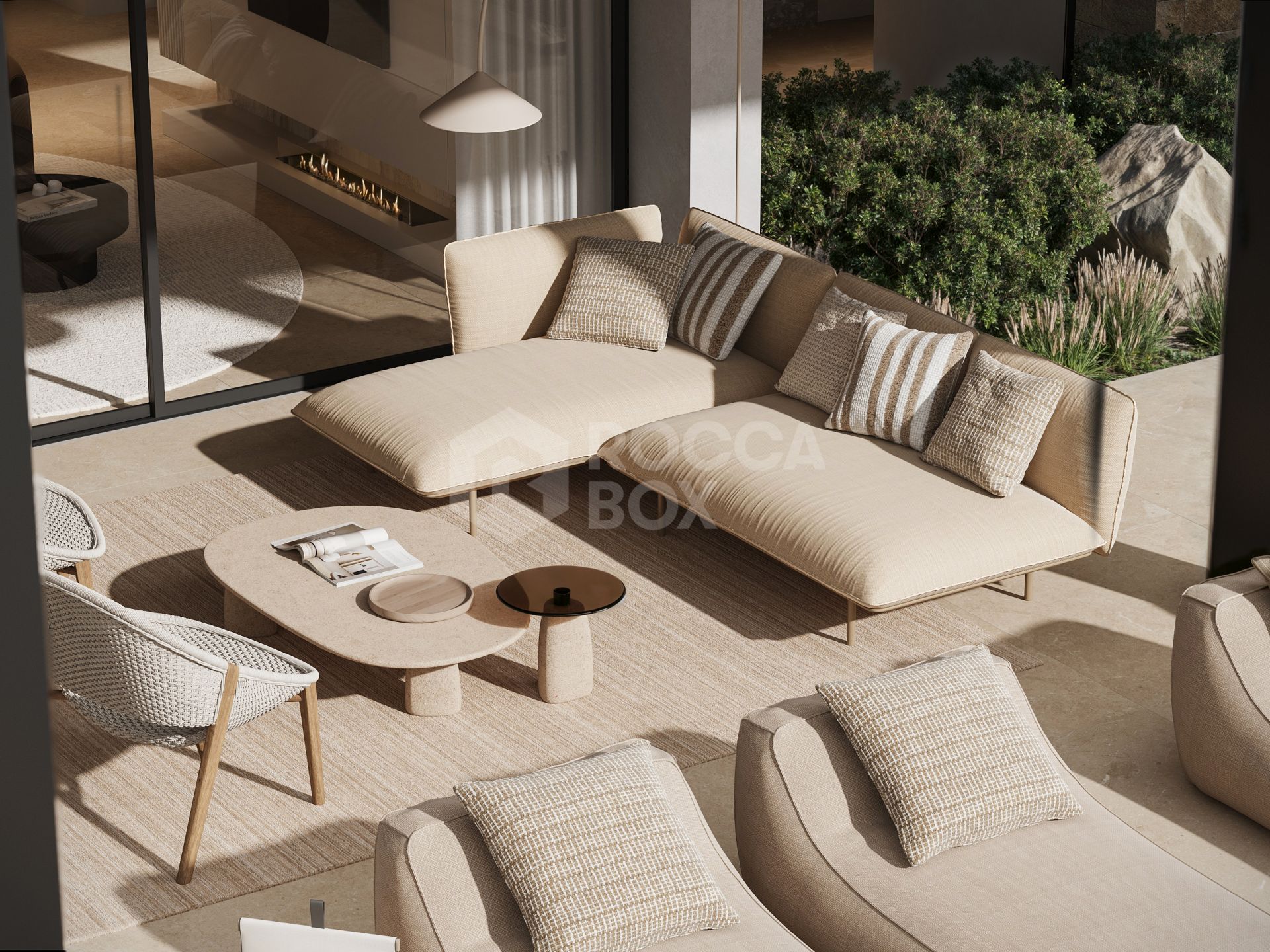 Architectural Elegance on the Golden Mile : Contemporary 5-Bedroom Villa with Sea Views & Timeless Luxury