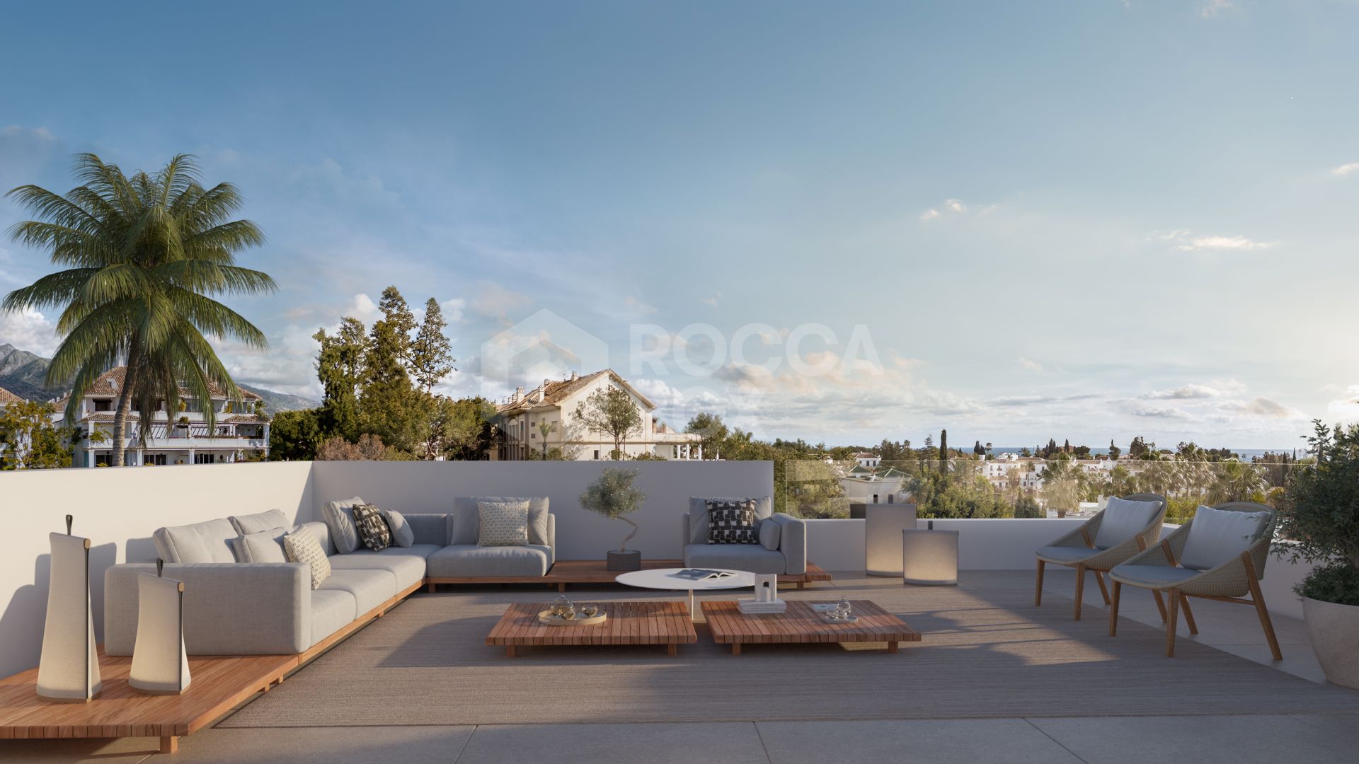 Architectural Elegance on the Golden Mile : Contemporary 5-Bedroom Villa with Sea Views & Timeless Luxury