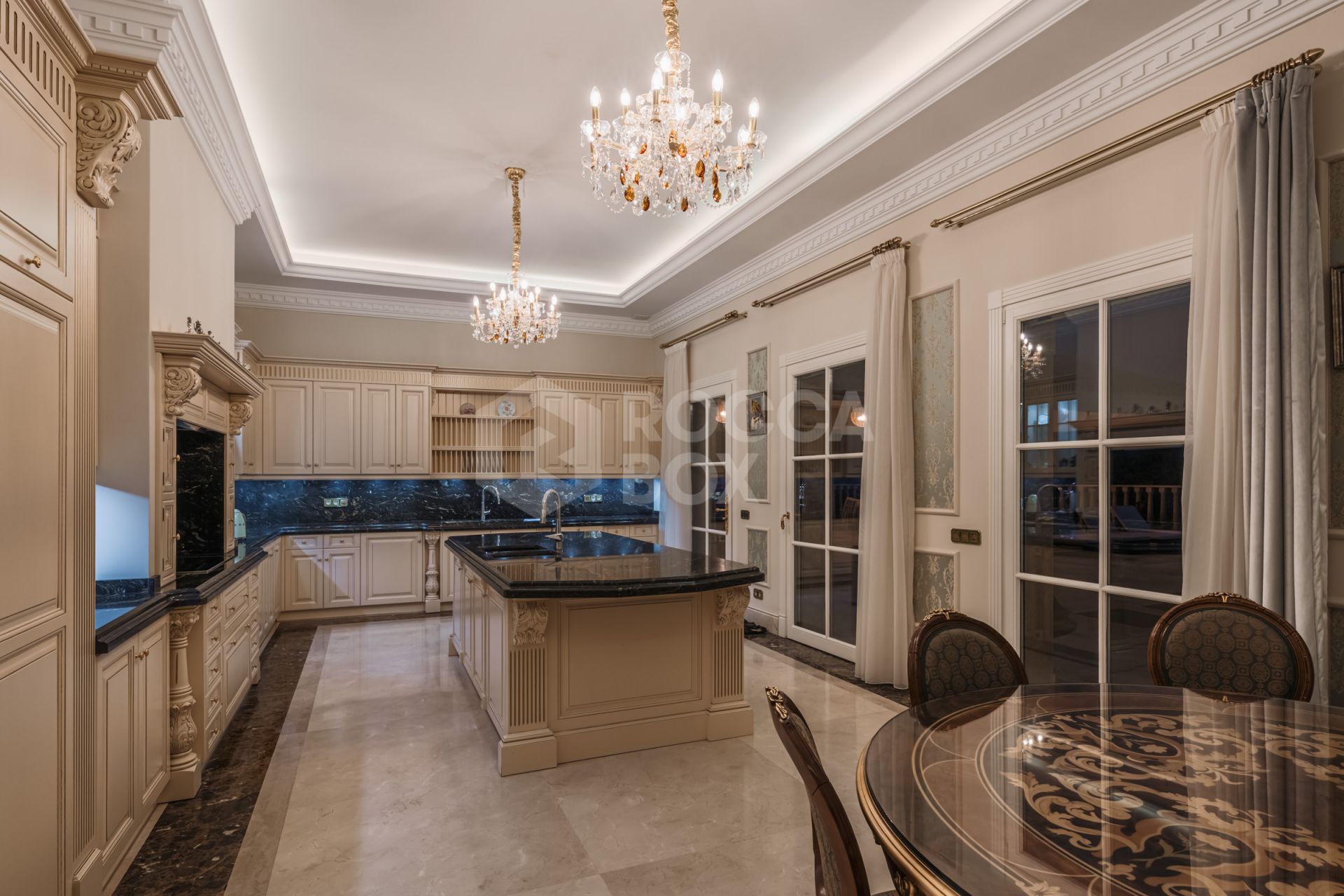 A Grand Neoclassical Estate in Prestigious Sierra Blanca