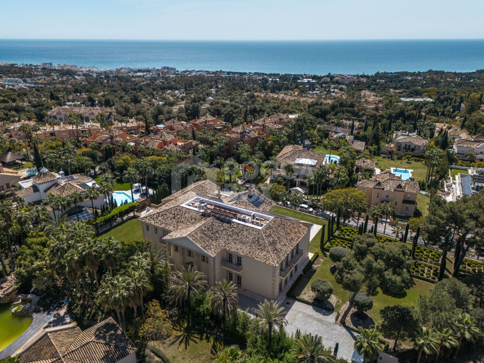 A Grand Neoclassical Estate in Prestigious Sierra Blanca