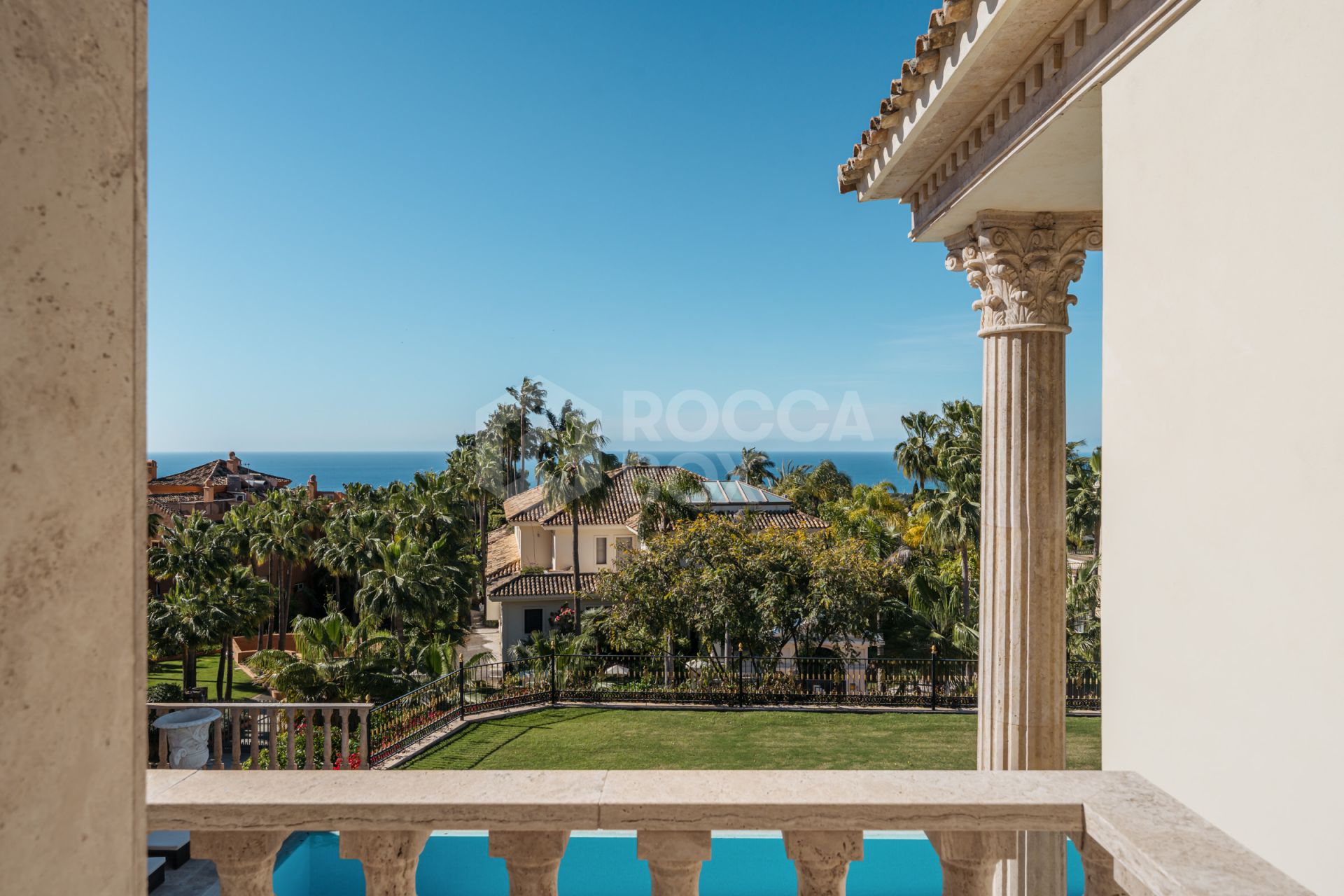 A Grand Neoclassical Estate in Prestigious Sierra Blanca