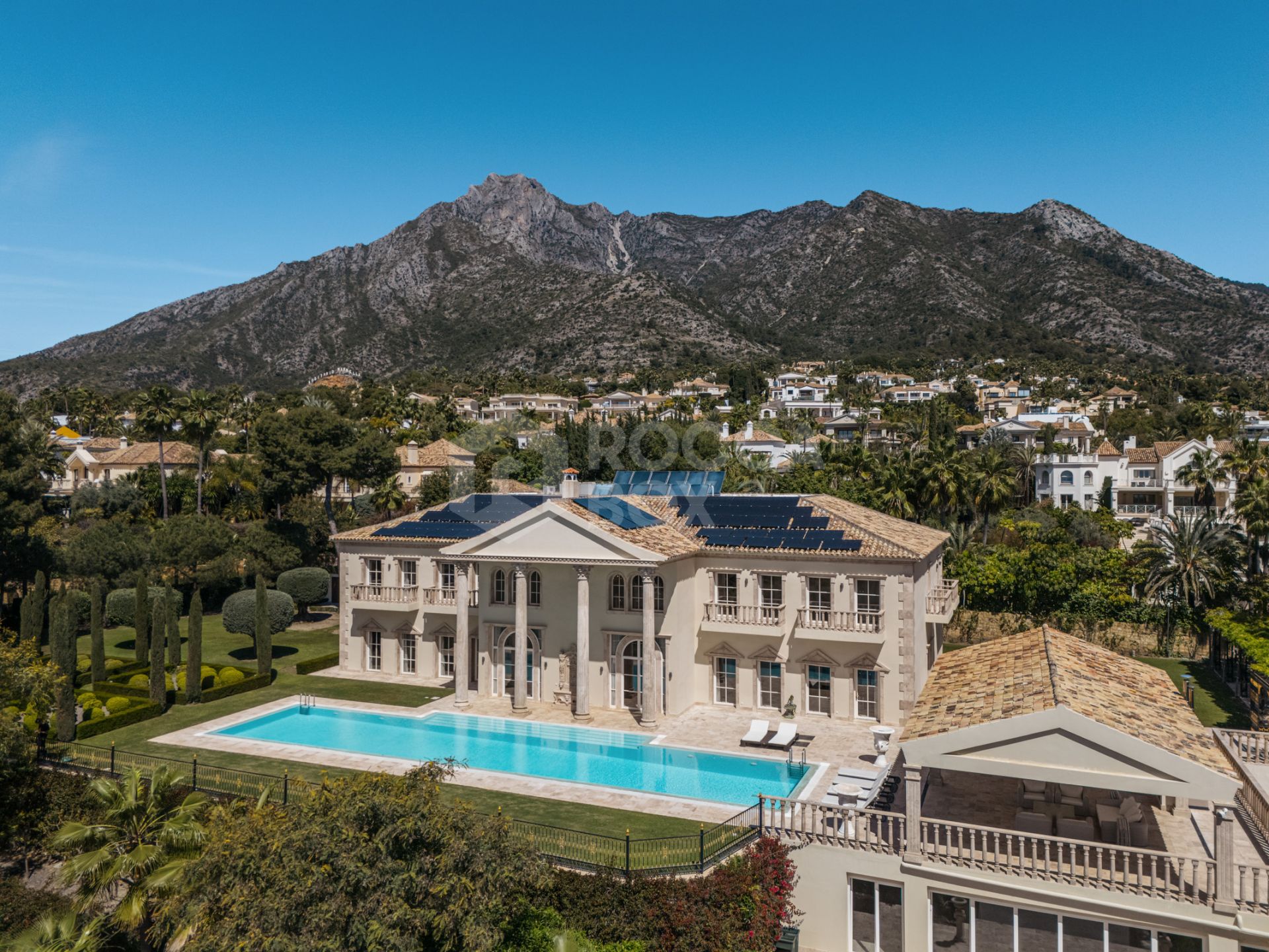 A Grand Neoclassical Estate in Prestigious Sierra Blanca