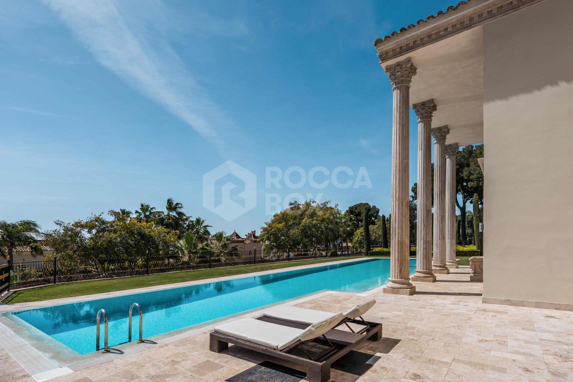 A Grand Neoclassical Estate in Prestigious Sierra Blanca