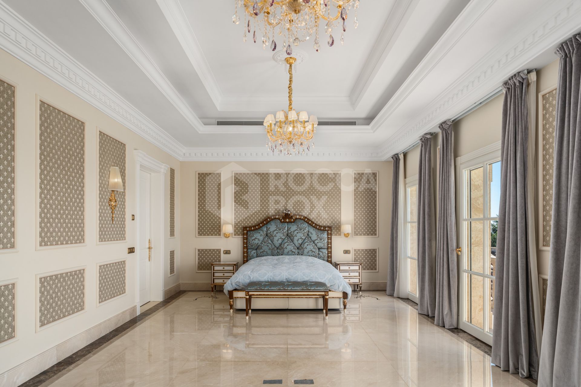 A Grand Neoclassical Estate in Prestigious Sierra Blanca