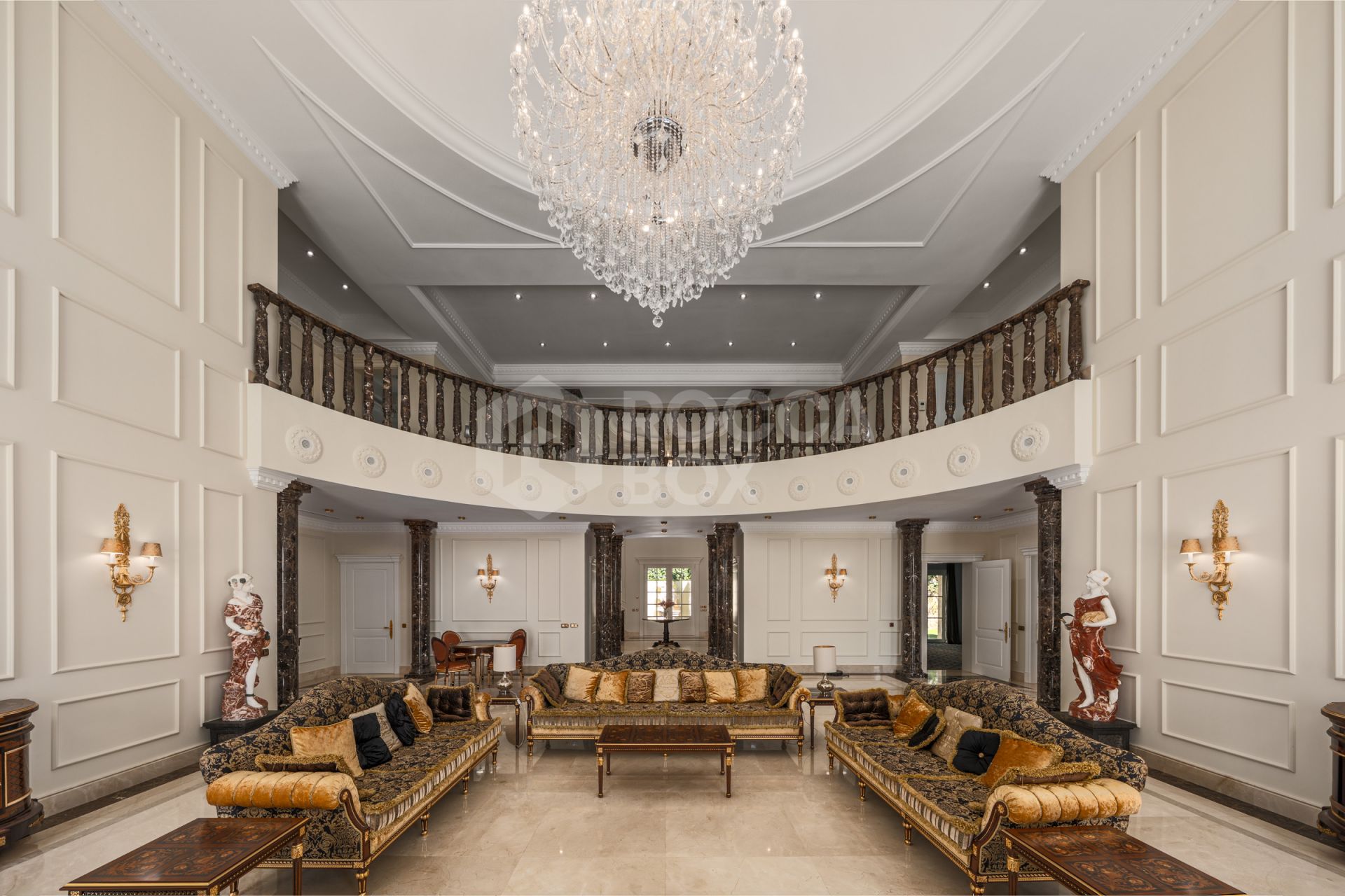 A Grand Neoclassical Estate in Prestigious Sierra Blanca