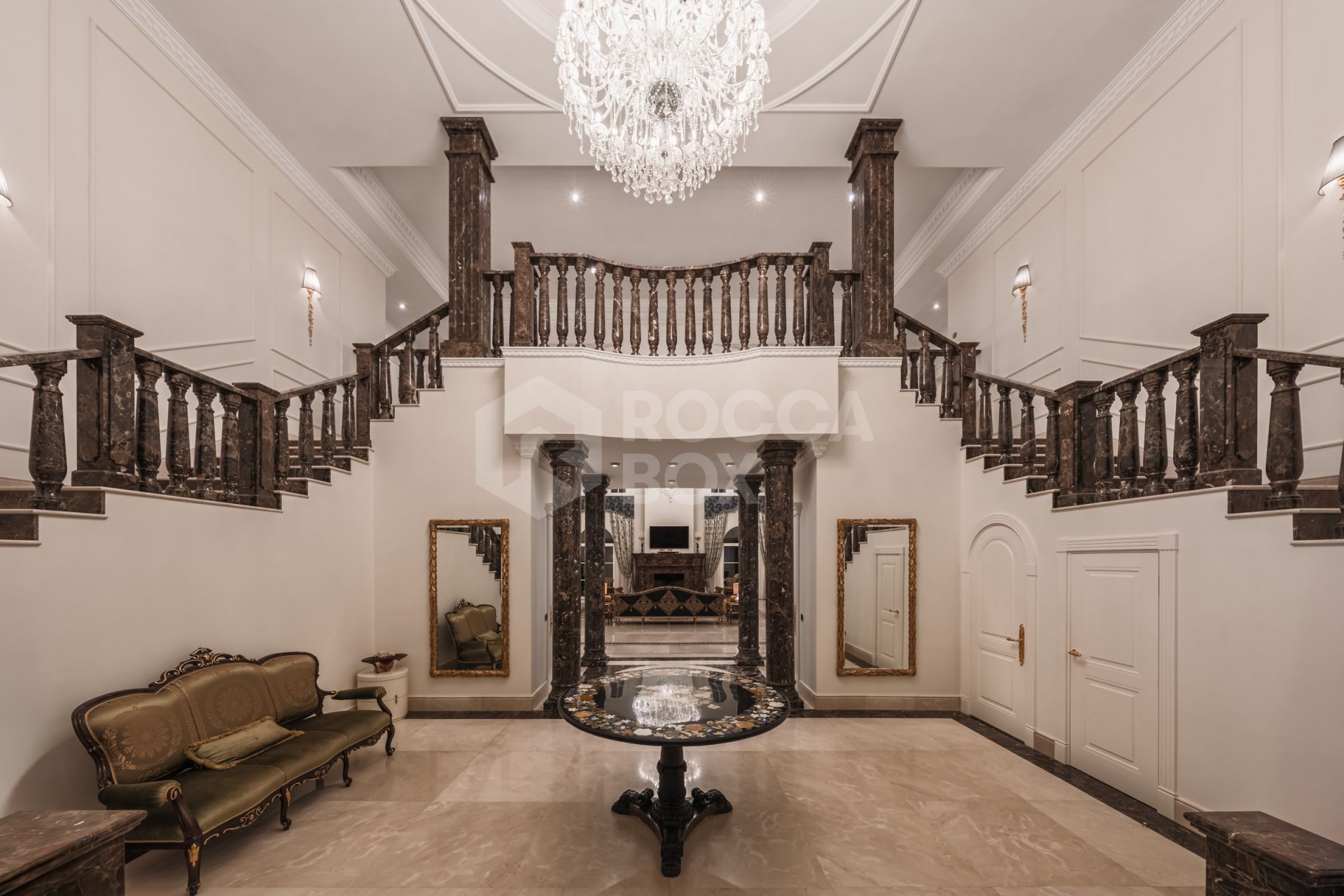 A Grand Neoclassical Estate in Prestigious Sierra Blanca