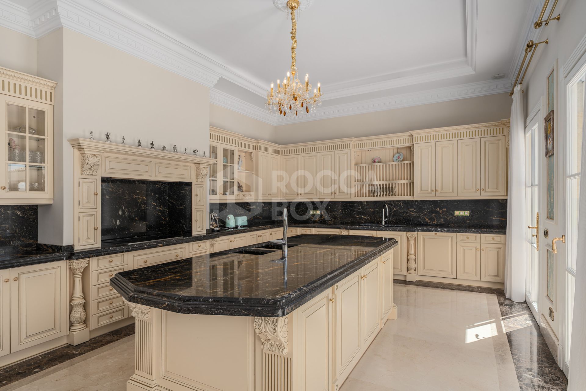 A Grand Neoclassical Estate in Prestigious Sierra Blanca