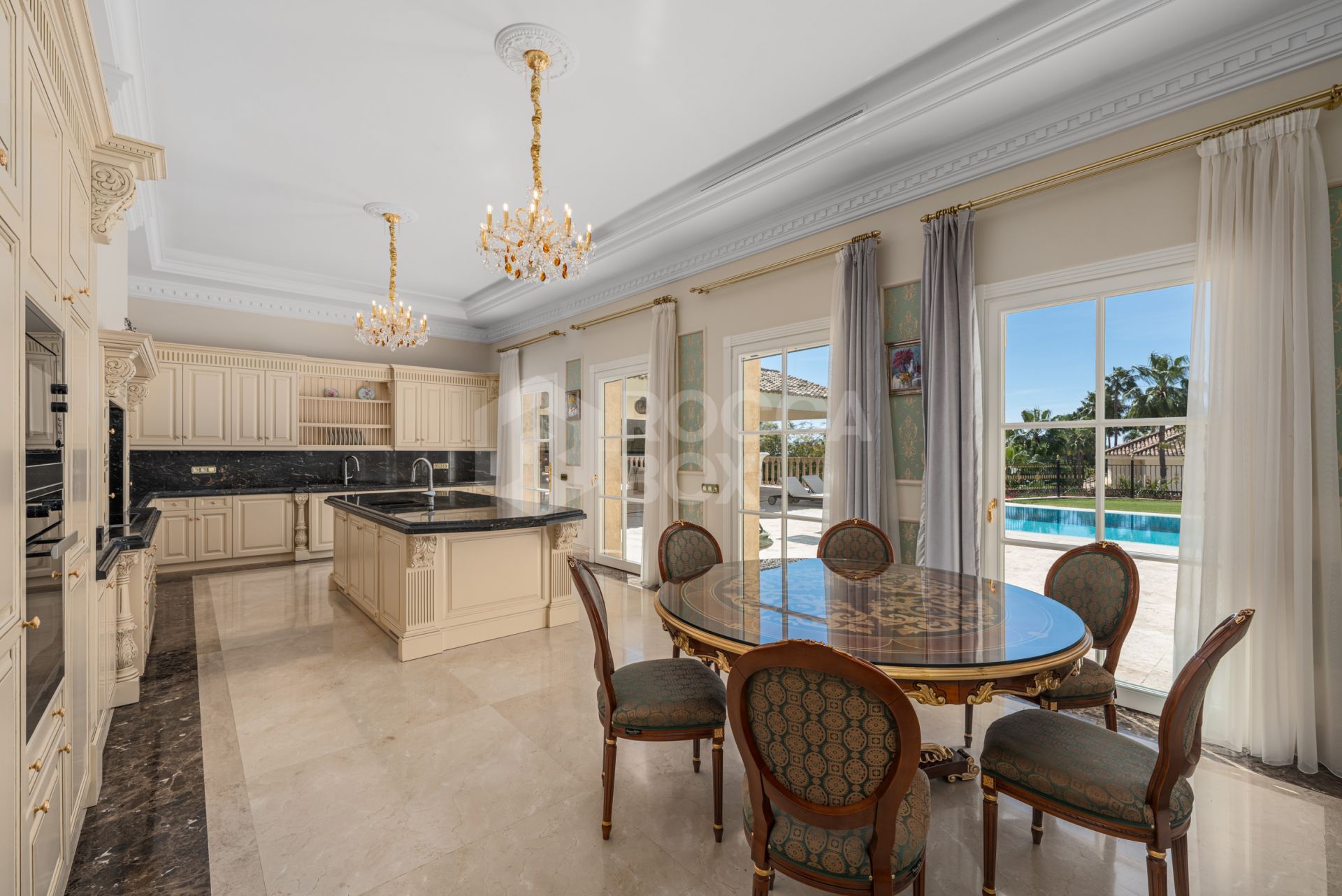 A Grand Neoclassical Estate in Prestigious Sierra Blanca
