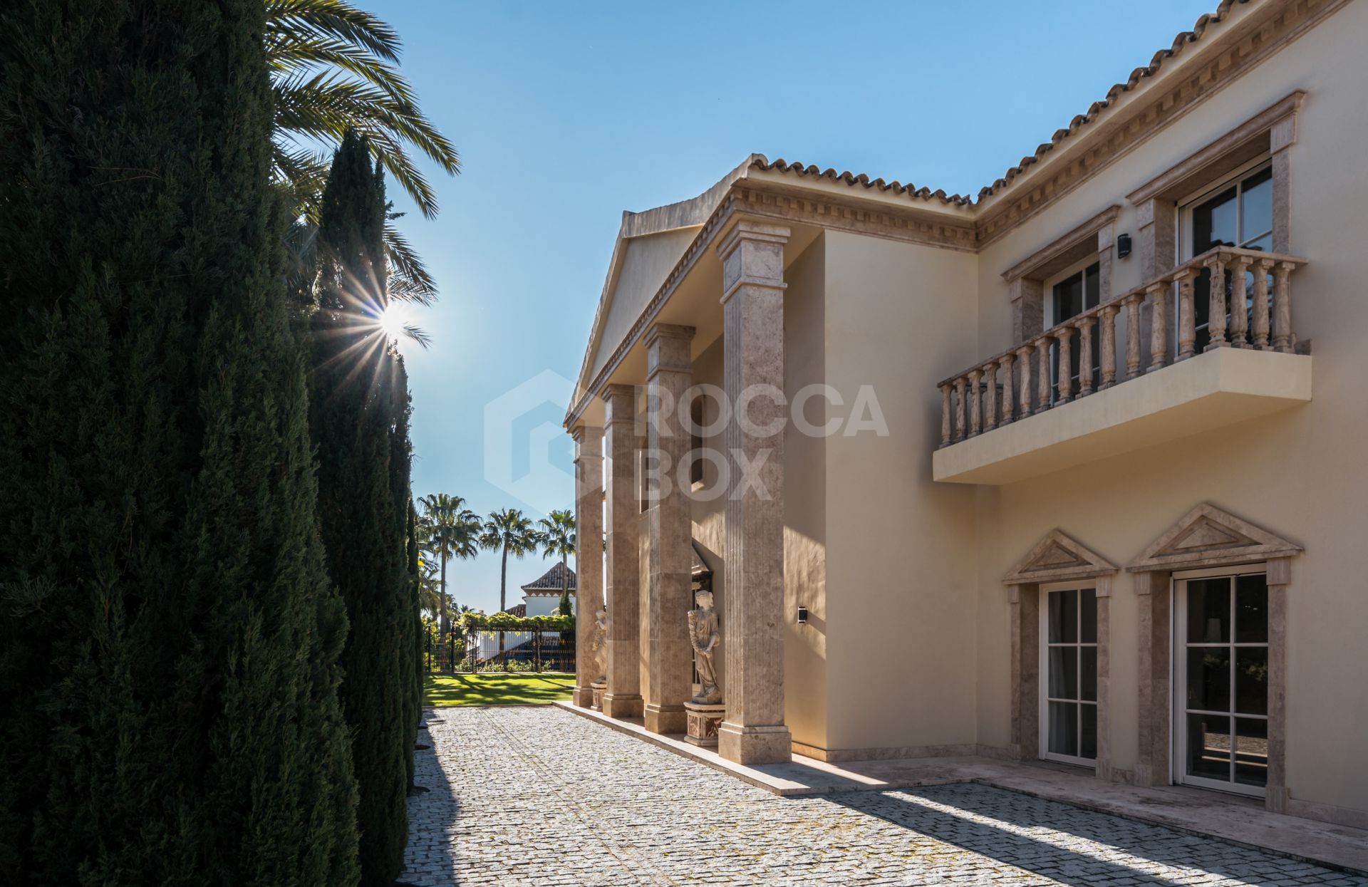 A Grand Neoclassical Estate in Prestigious Sierra Blanca