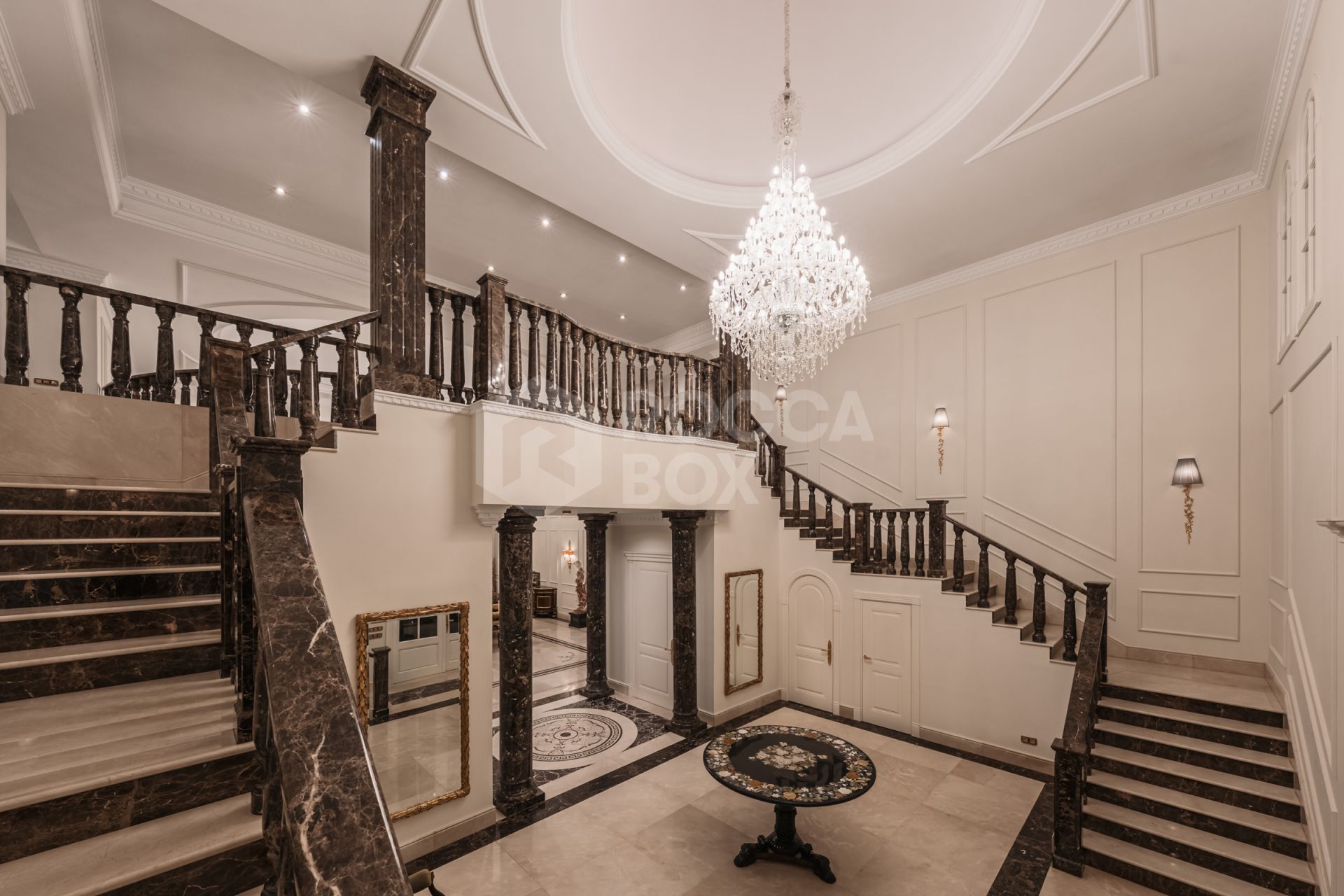 A Grand Neoclassical Estate in Prestigious Sierra Blanca