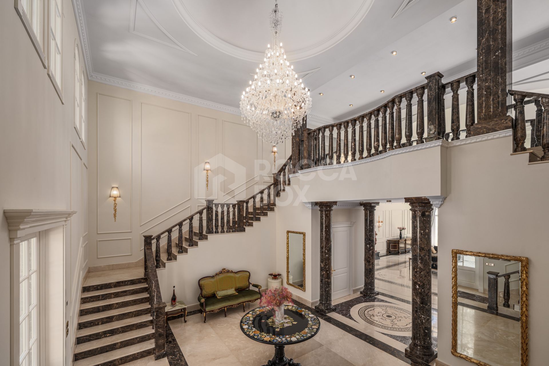 A Grand Neoclassical Estate in Prestigious Sierra Blanca