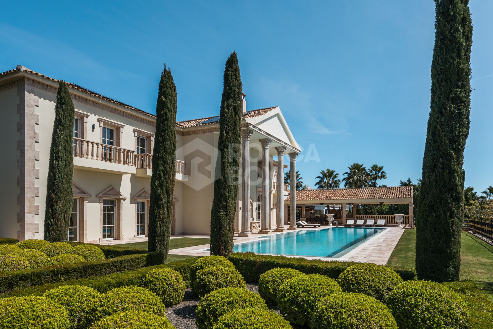 A Grand Neoclassical Estate in Prestigious Sierra Blanca