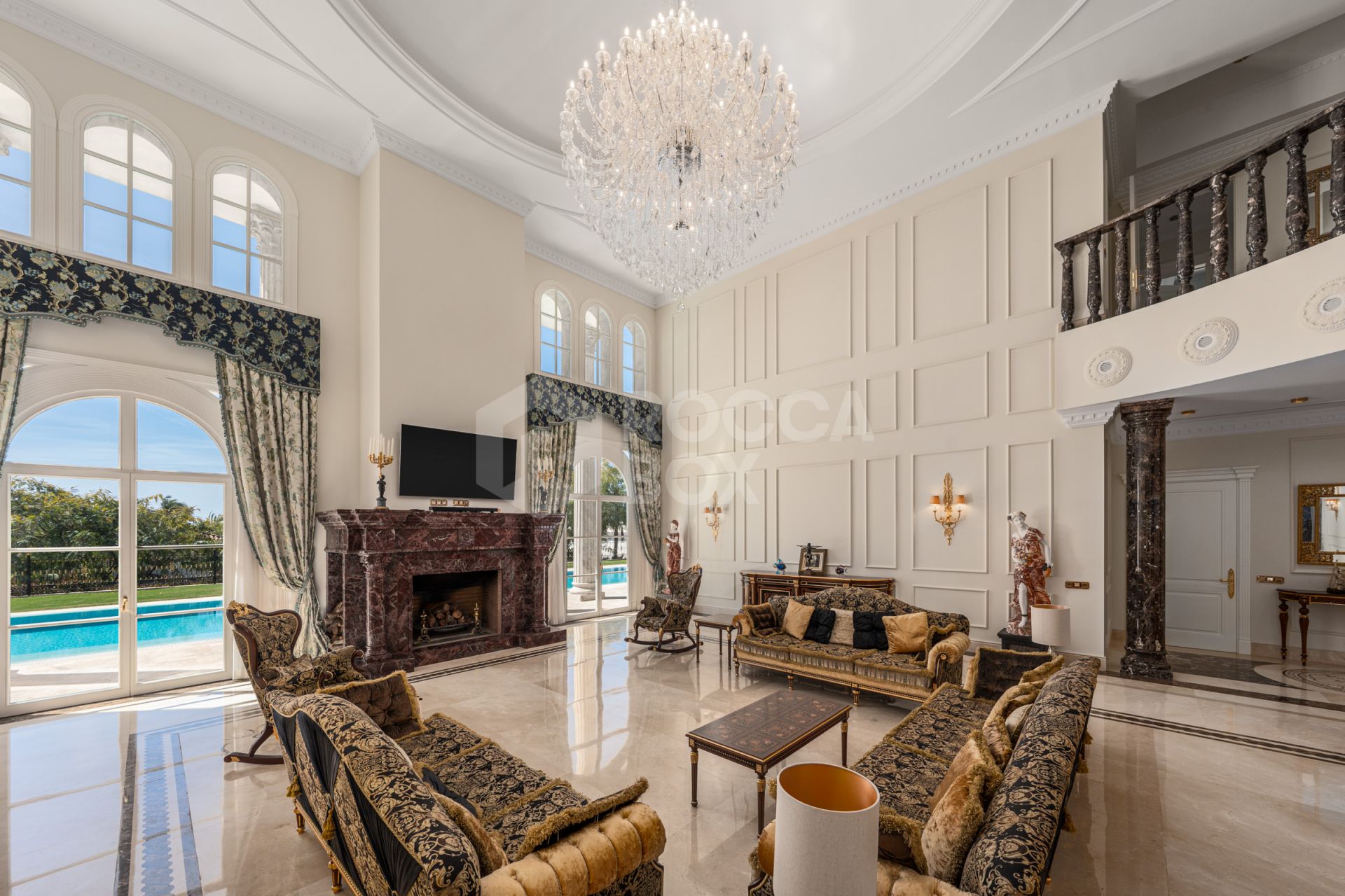 A Grand Neoclassical Estate in Prestigious Sierra Blanca